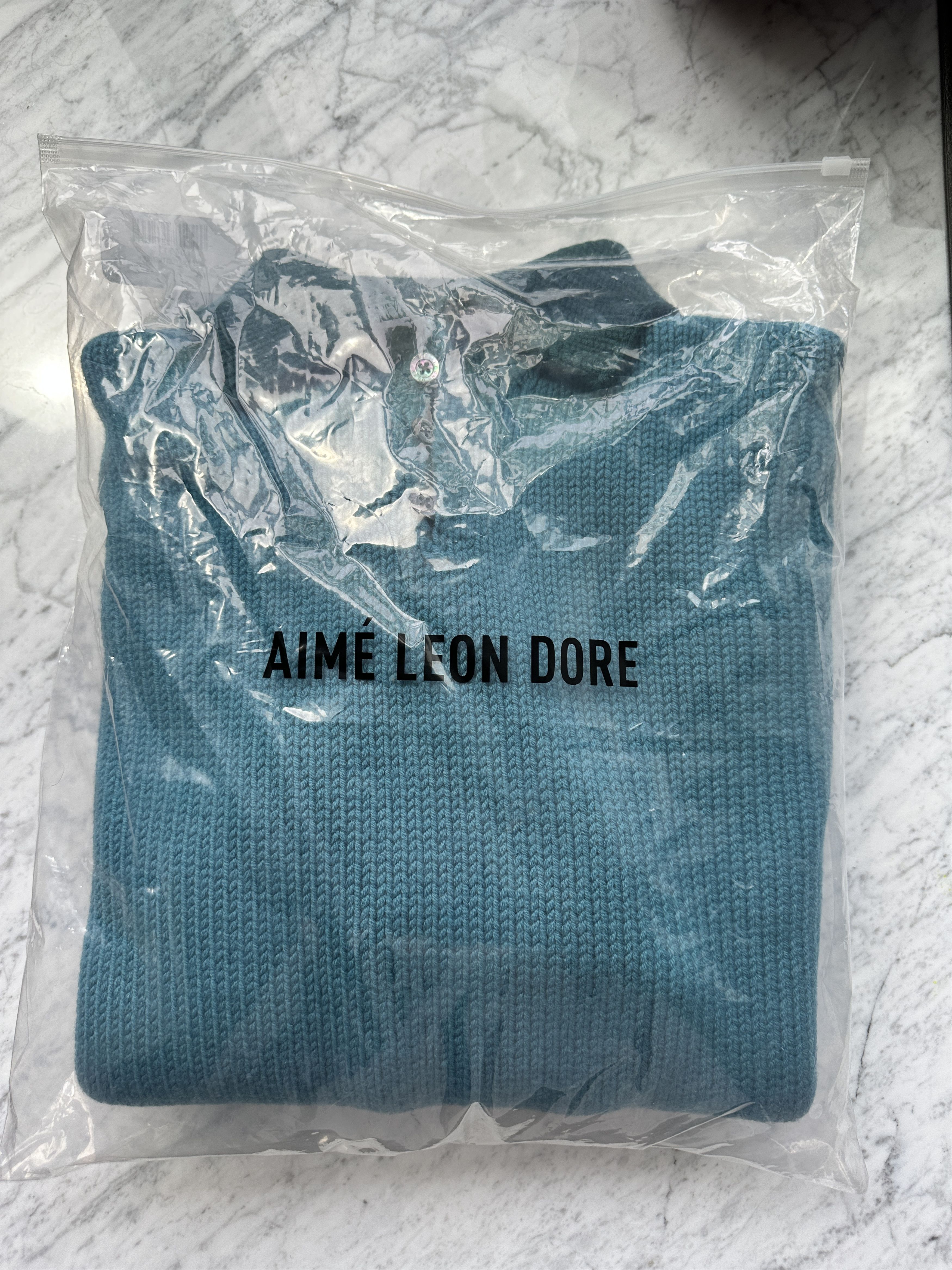 Aime Leon Dore Blue Button Turtleneck Size US M / EU 48-50 / 2 - 4 Thumbnail