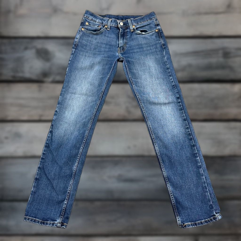 Levi's Levi's 511 Jeans Mens 29x30 Blue Skinny Mid Wash 5-Pocket Denim Cotton Stretch Size US 29 - 1 Thumbnail