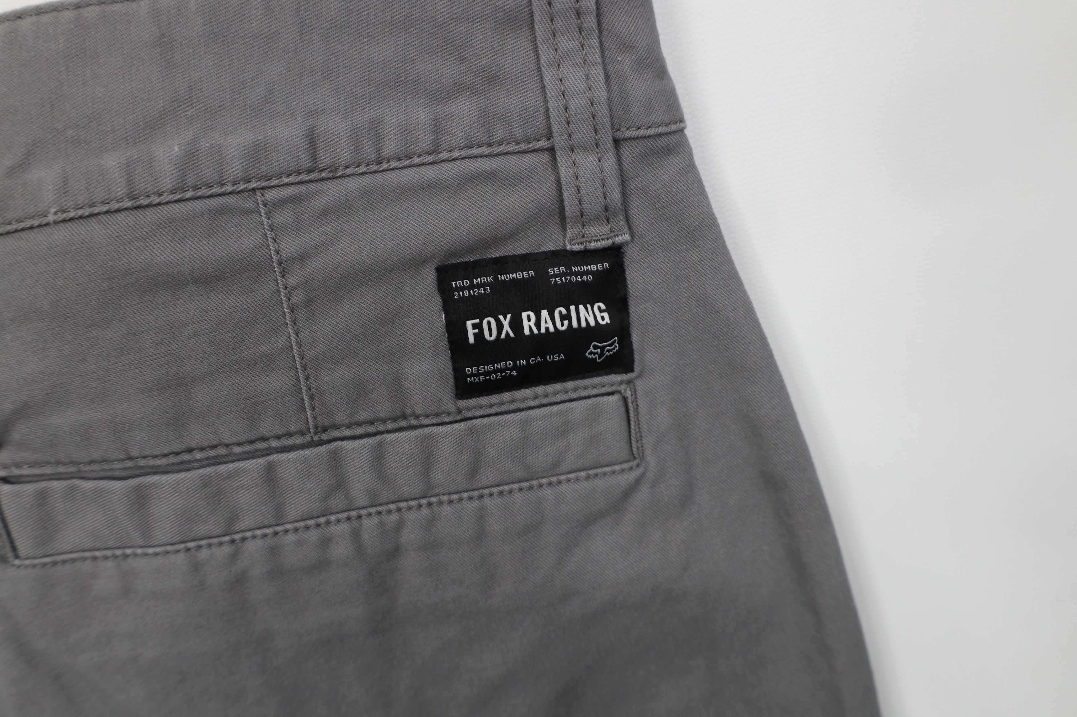 Fox Racing Vintage Y2K Fox Racing Spell Motocross Racing Shorts Gray Size US 33 - 12 Thumbnail