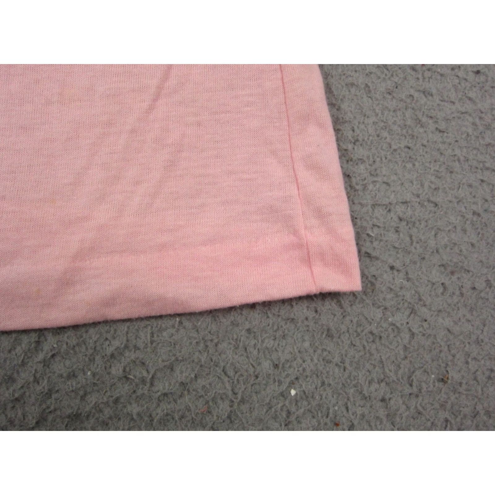 Vintage Vintage Sleep Shirt Womens Medium Pink Nightgown Cap Sleeve Soft Loungewear 70s Size M / US 6-8 / IT 42-44 - 4 Thumbnail