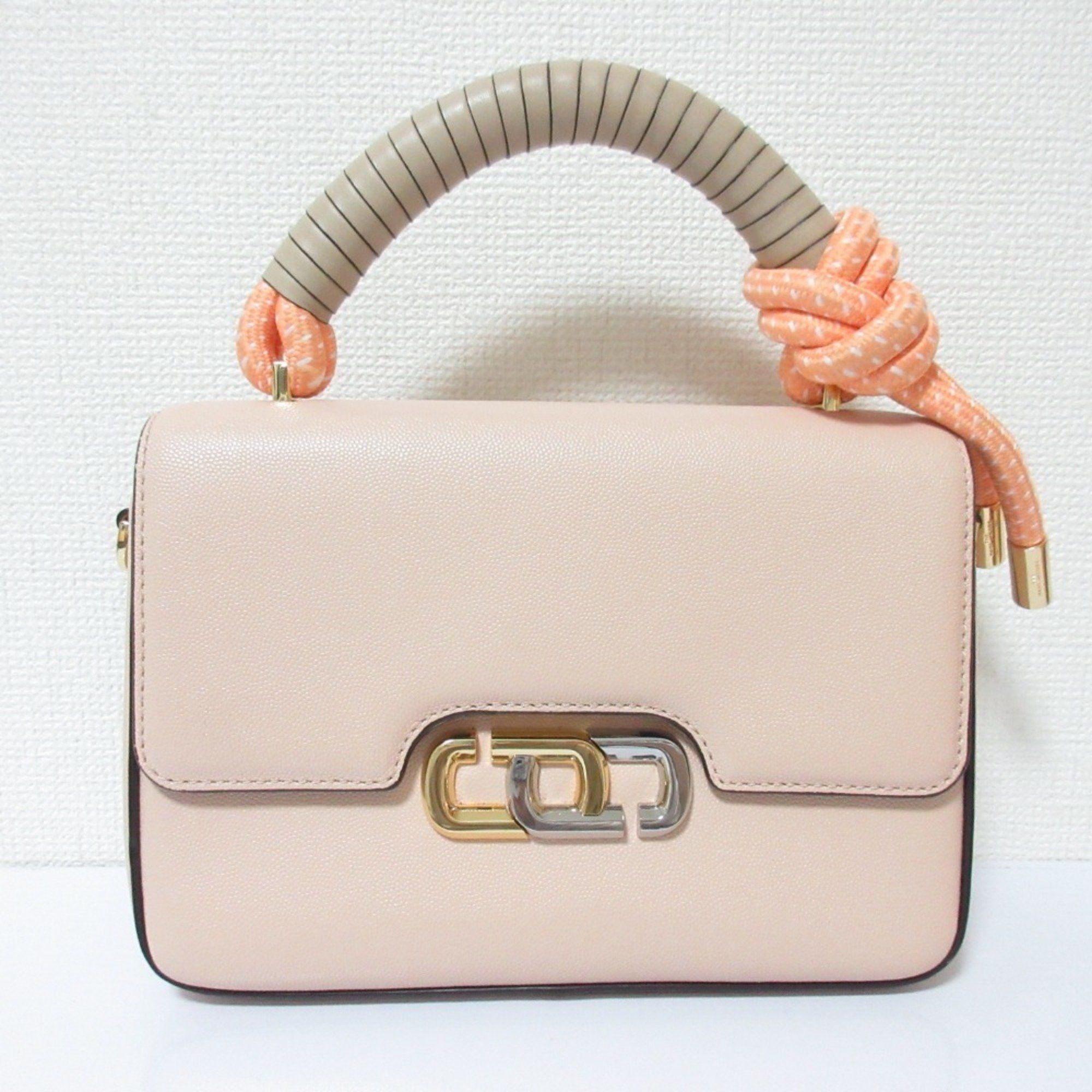 Marc Jacobs The J Link 2Way Handbag Twist Shoulder Bag Beige Ladies, Women's