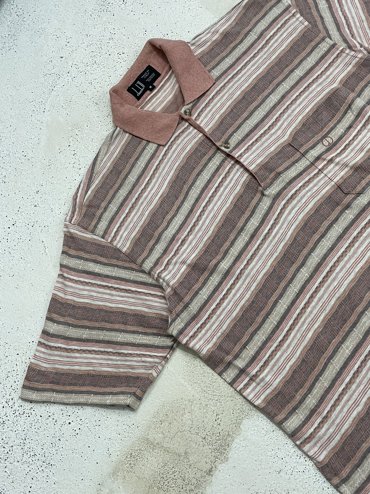 Vintage Vintage Dunhill Stripe Pure Cotton Size US M / EU 48-50 / 2 - 3 Thumbnail