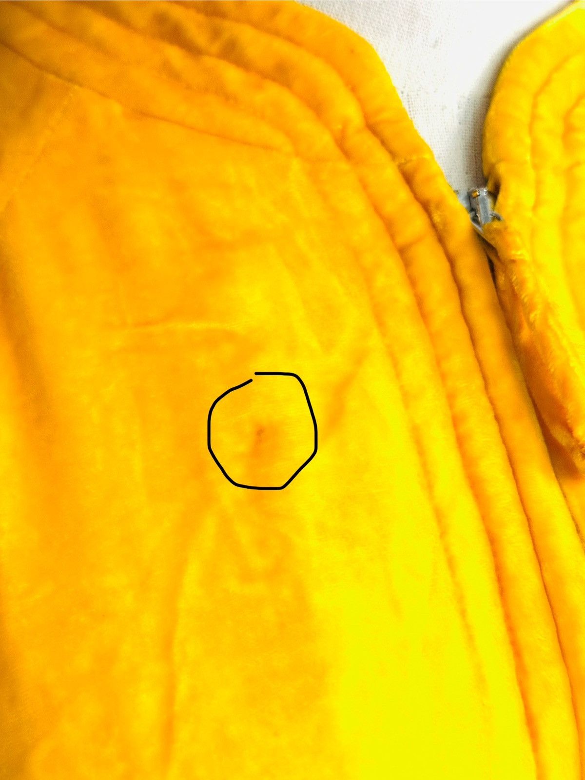 Sonia Rykiel S/S 08 Sonia Rykiel marigold yellow velvet bomber jacket 38 Size S / US 4 / IT 40 - 7 Thumbnail