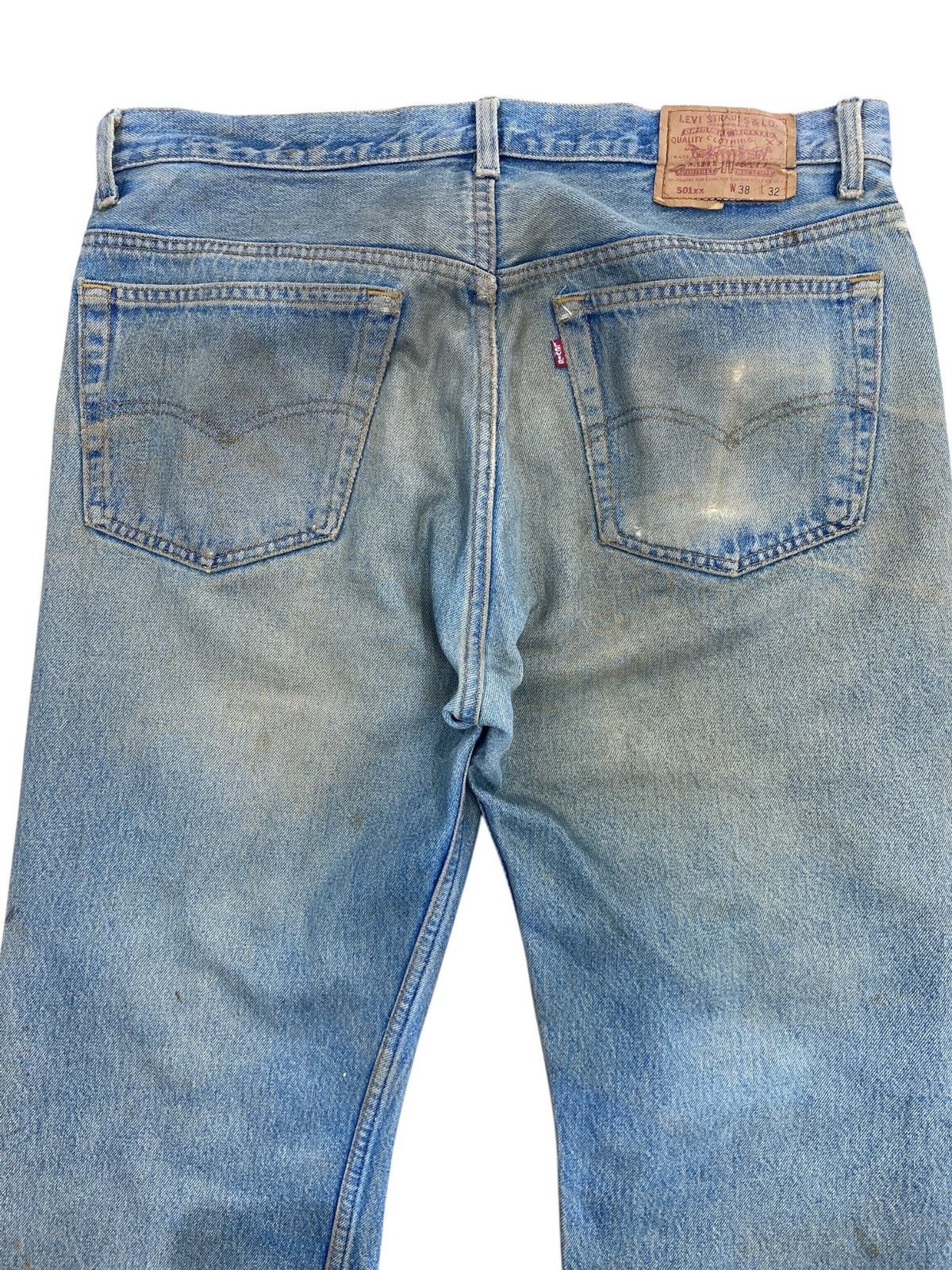 Levi's Levi’s 501 90’s Mud Wash Ripped Jeans Size US 34 / EU 50 - 4 Thumbnail