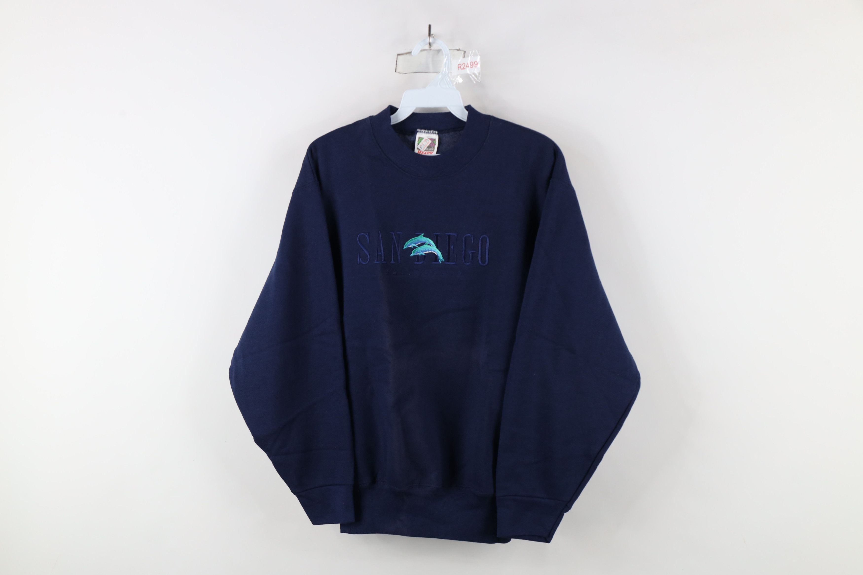 Vintage Deadstock Vintage 90s Streetwear Diego Dolphins Sweatshirt Size S / US 4 / IT 40 - 1 Thumbnail