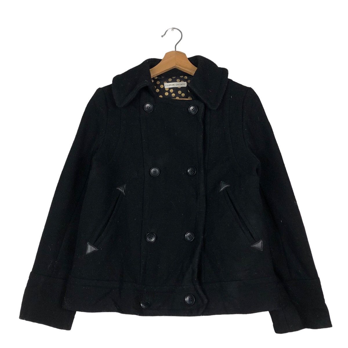 Issey Miyake 🔥Cropped Biker Jacket Tsumori Chisato Japan Double Breast Size US S / EU 44-46 / 1 - 1 Thumbnail