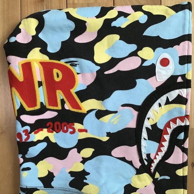 Bape BAPE Multi camo Shark Full Zip Hoodie cotton candy camo APE Size US XXL / EU 58 / 5 - 4 Thumbnail