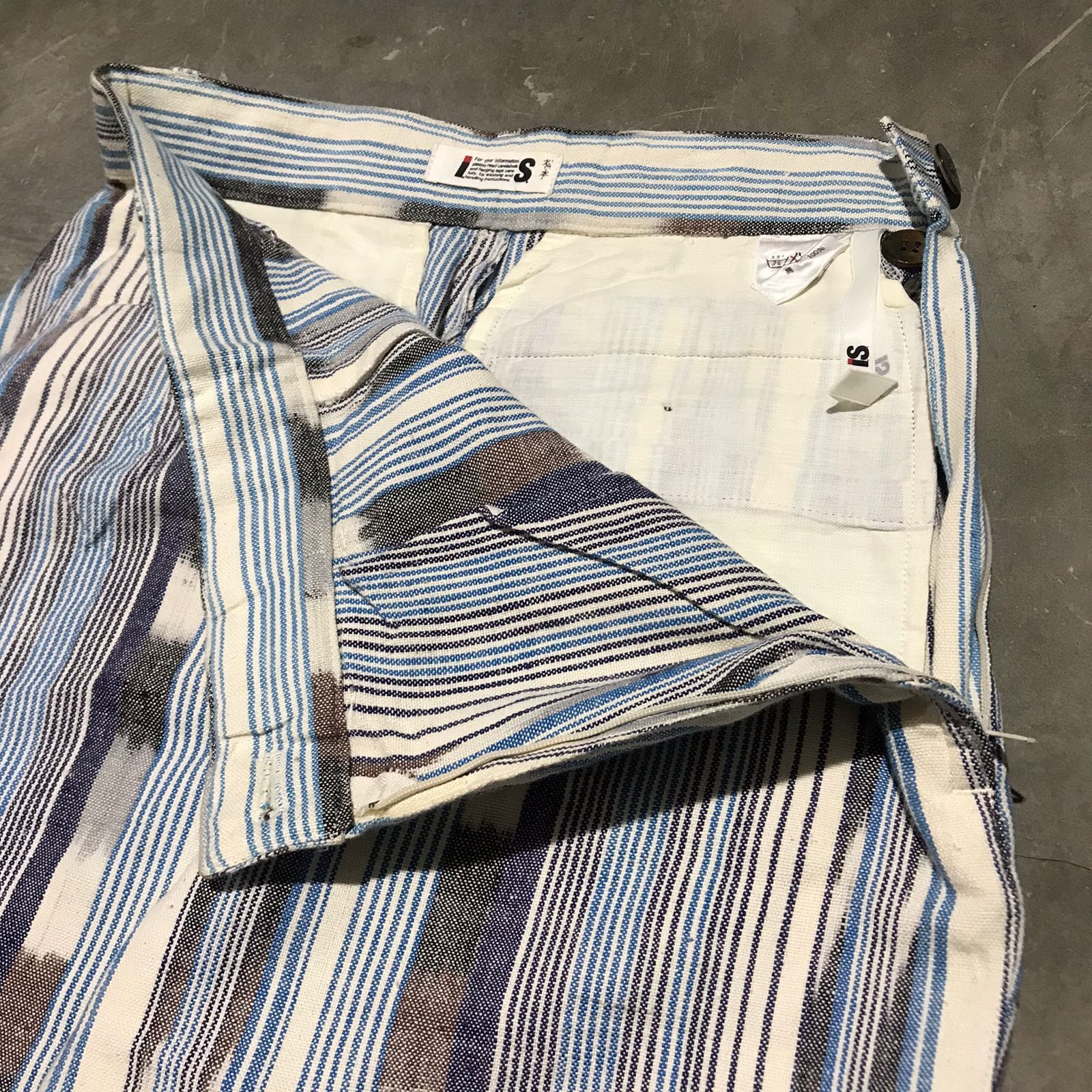 Issey Miyake × Vintage Issey Miyake Pattern Pants Size 22" - 2 Thumbnail
