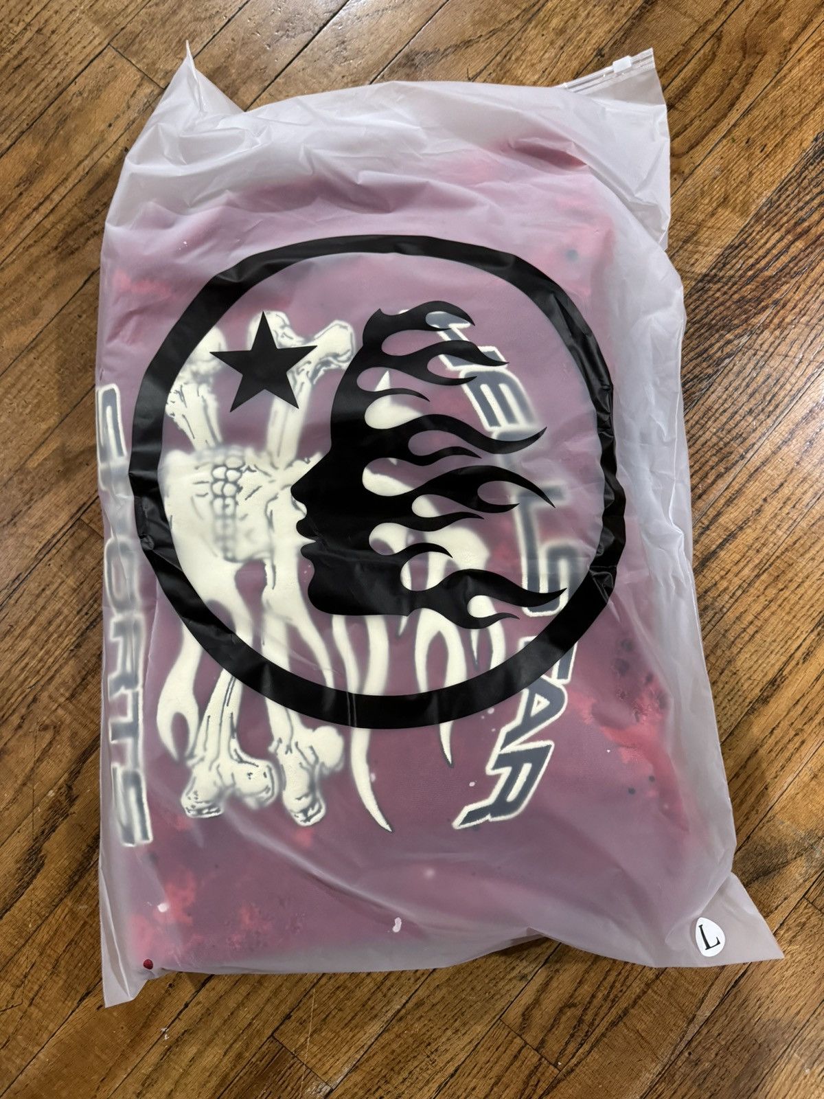 image of Hellstar Sports Red Tye-Dye Skull (L), Men's (Size Large)