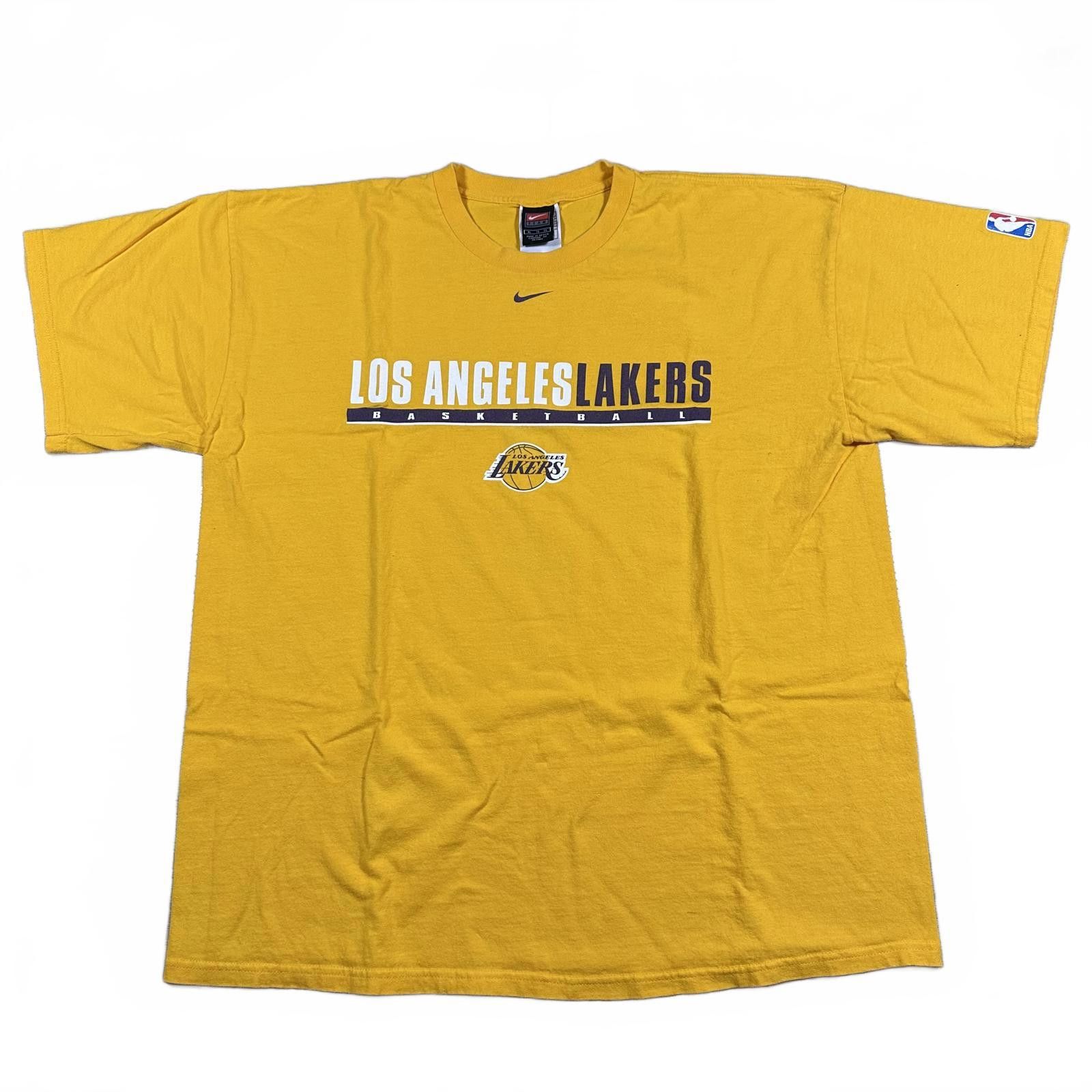 Nike Nike Mens T-shirt XL Yellow Los Angeles Lakers Basketball Size US XL / EU 56 / 4 - 1 Thumbnail