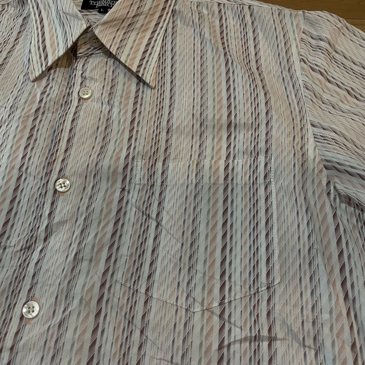 Tornado Mart Tornardo mart striped shirt Size US L / EU 52-54 / 3 - 2 Thumbnail
