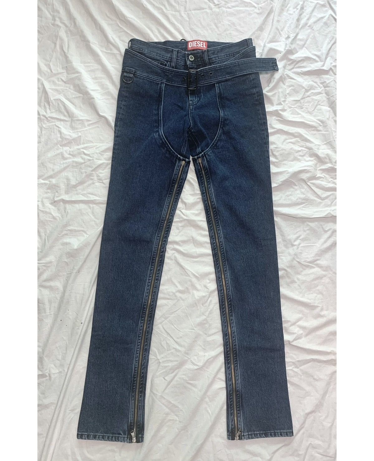 Diesel Diesel x Shayne Oliver denim zip jeans Size US 29 - 2 Thumbnail