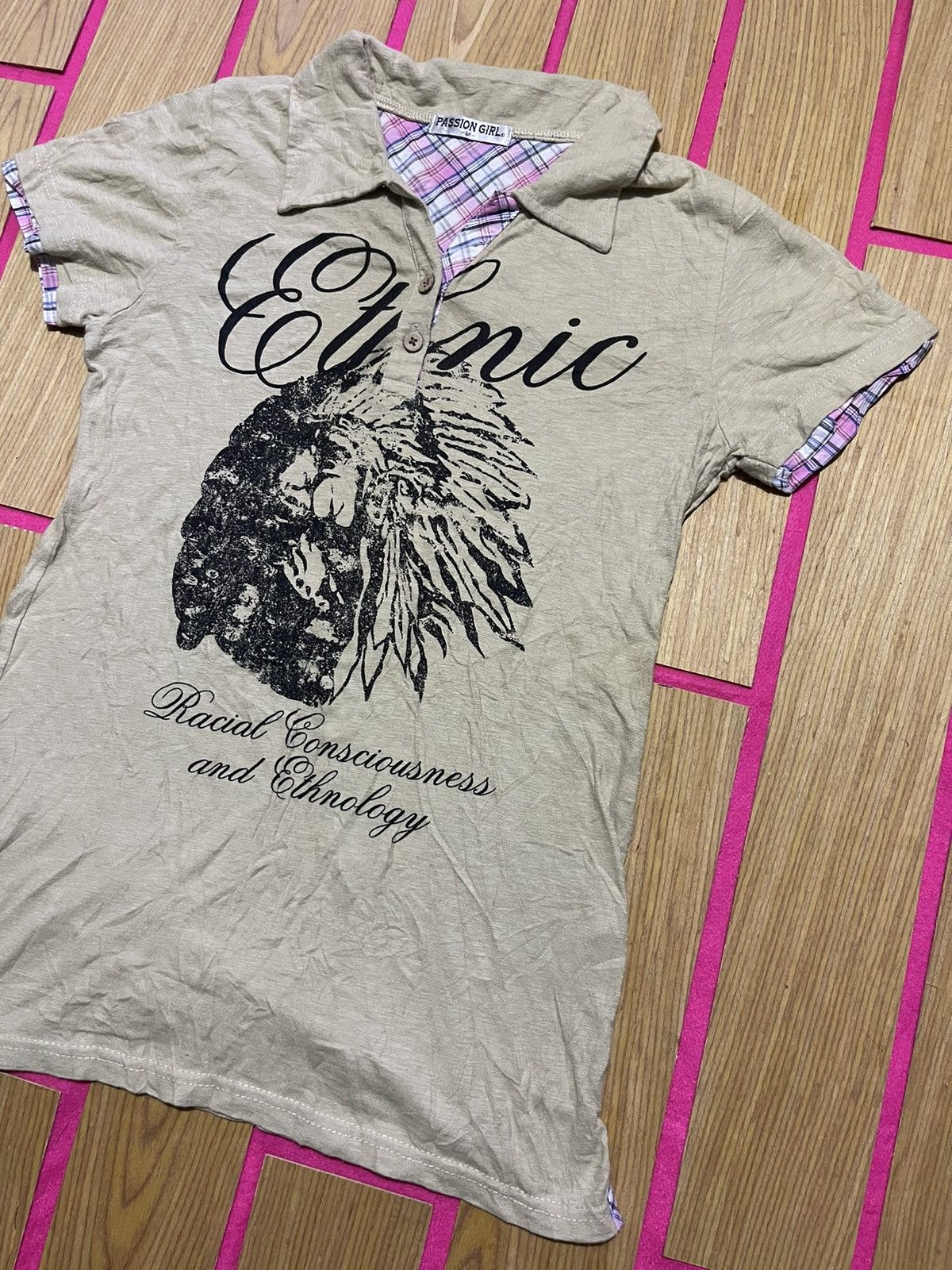 If Six Was Nine VINTAGE Y2K PASSION GIRL short sleeve tshirt Size M / US 6-8 / IT 42-44 - 2 Thumbnail