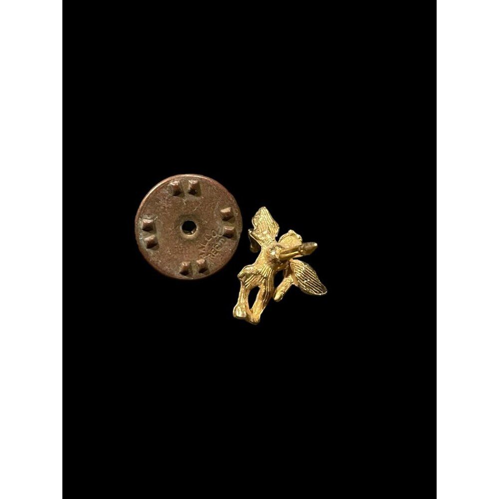 Guardian Angel Vintage Gold Tone Winged Angel Cherub Tie Tack Pin Size ONE SIZE - 2 Thumbnail