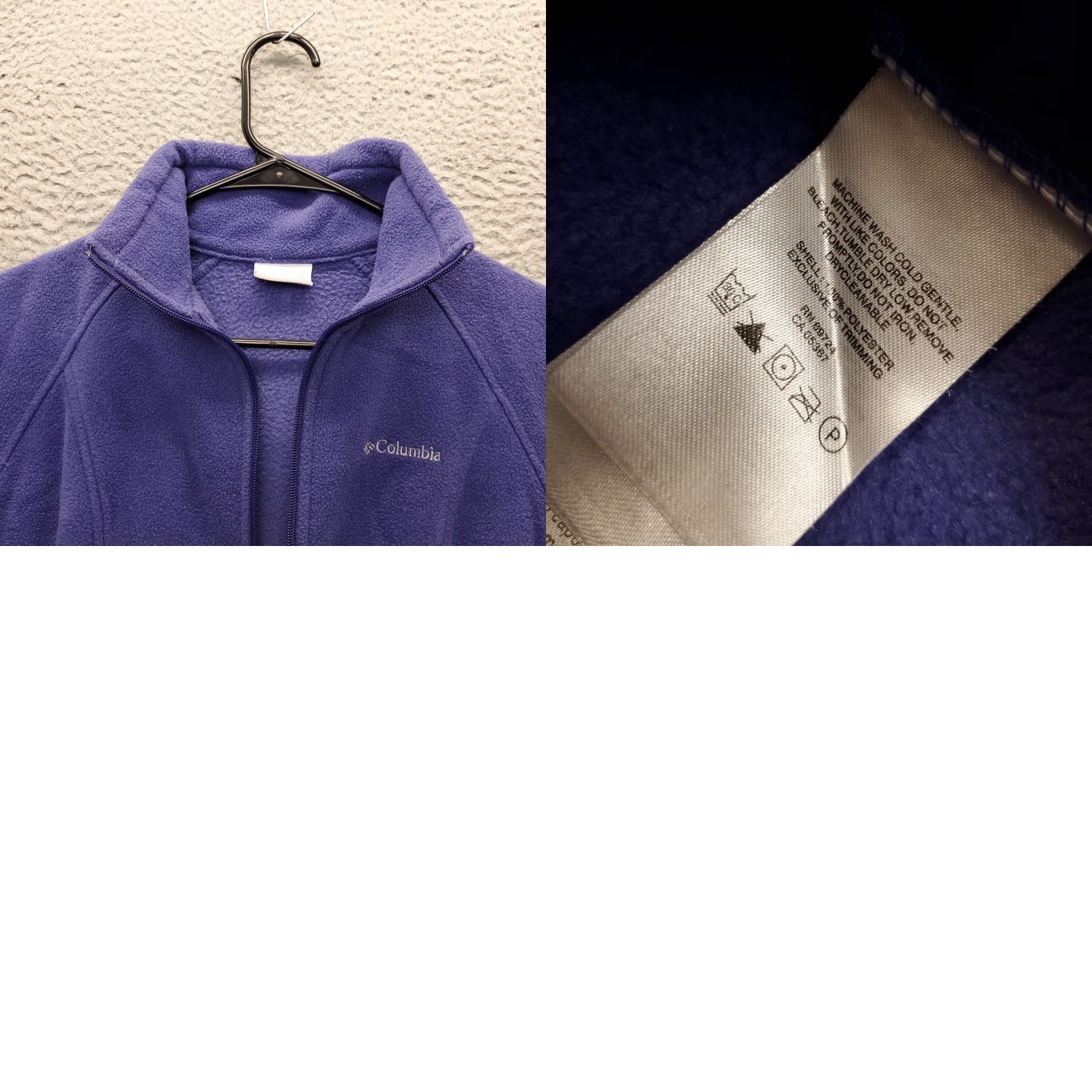 Vintage Columbia Womens Jacket Purple Full Zip Fleece Outdoor Regular Fit S Baseball Pocketed Outdoor Jacket Size S / US 4 / IT 40 - 8 Thumbnail
