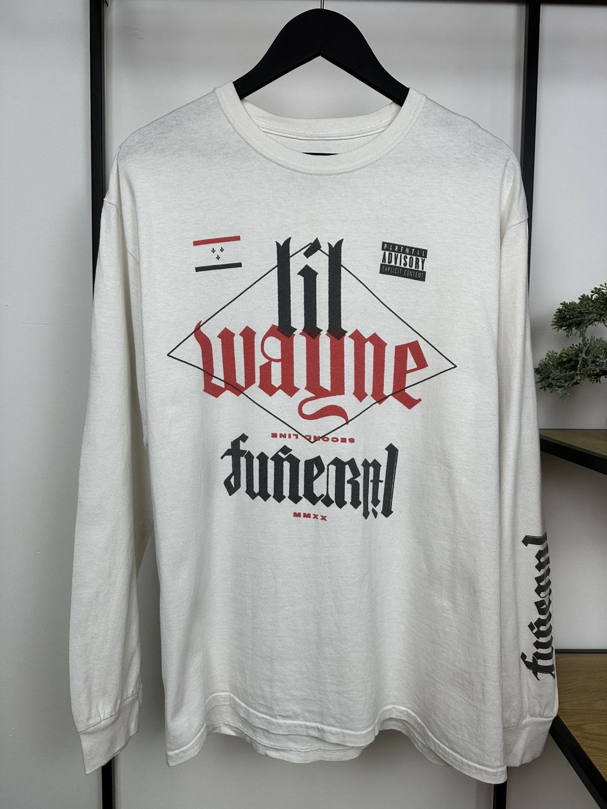 Lil Wayne Lil Wayne Funeral Album Promo Tour Advisory Long sleeve Tee Size US L / EU 52-54 / 3 - 1 Thumbnail