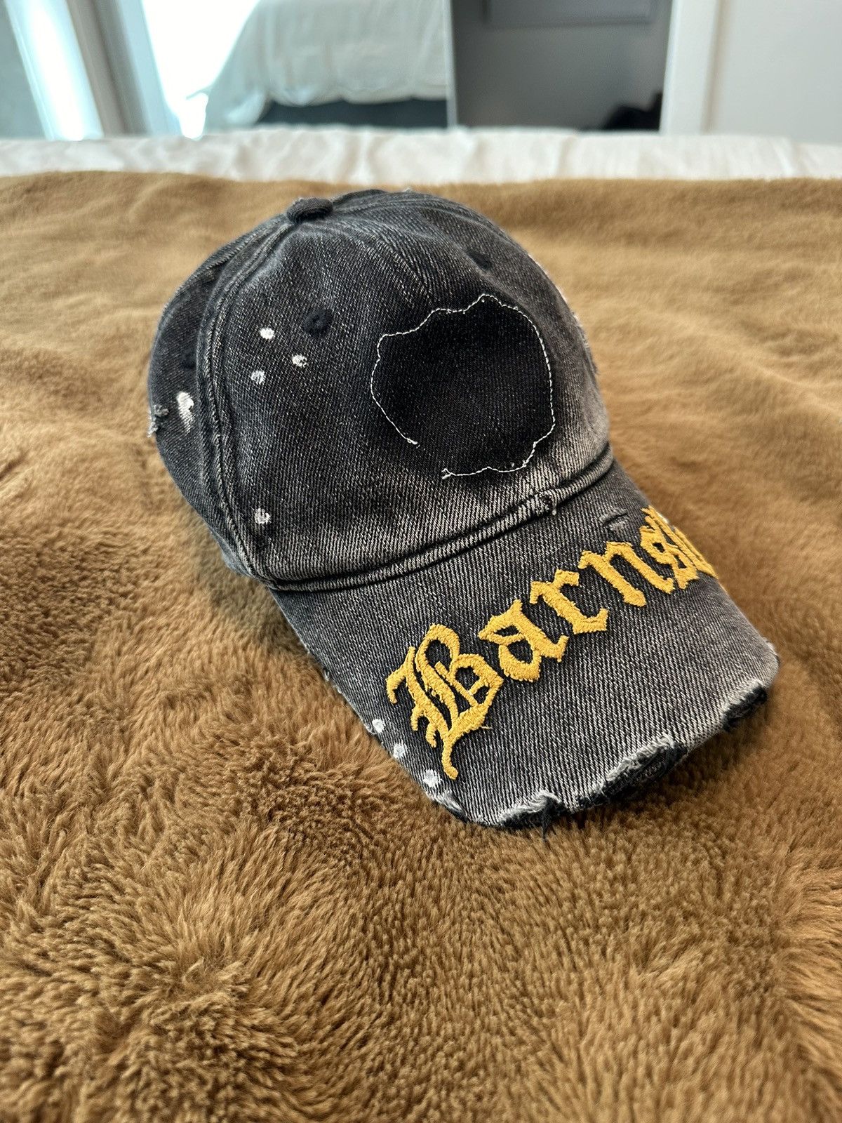 Martine Rose 23SS Barnsley ダメージデニムキャップ Martine Rose Martine Rose Barnsley cap | Grailed