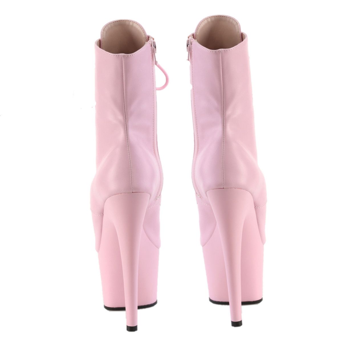 Other Adore 1021 Pink Faux Leather Open Toe Lace Up 7" High Heel P Size US 7 / IT 37 - 4 Thumbnail