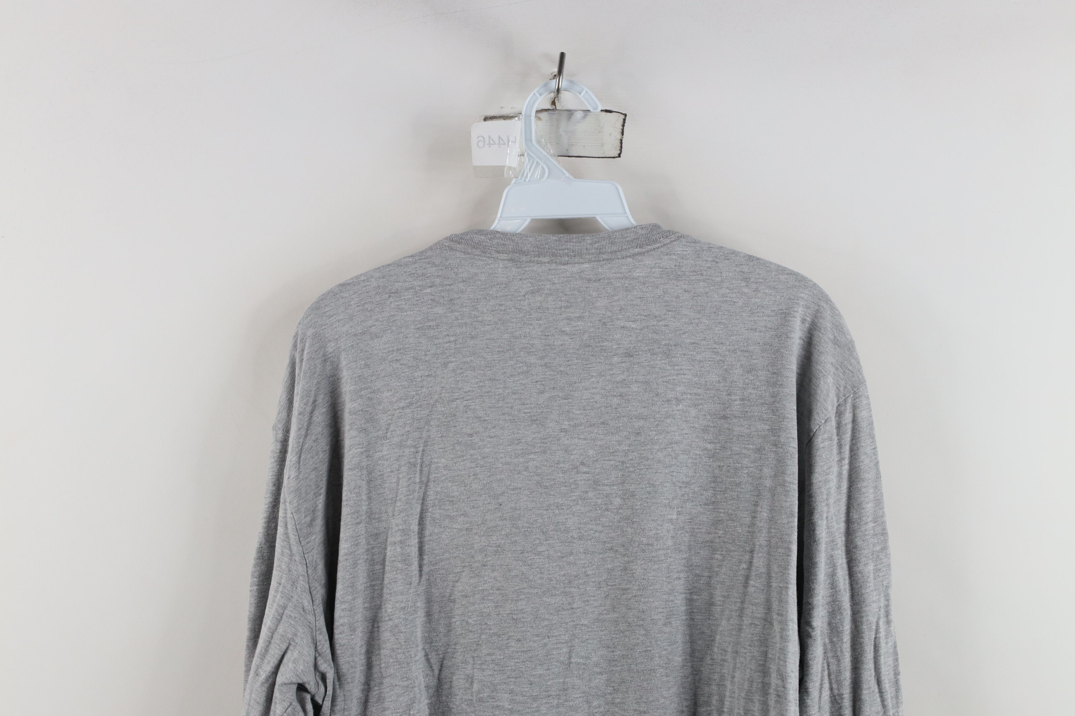Vintage Y2K NFL Lions Football Long Sleeve T-Shirt Heather Gray Size US XL / EU 56 / 4 - 11 Thumbnail