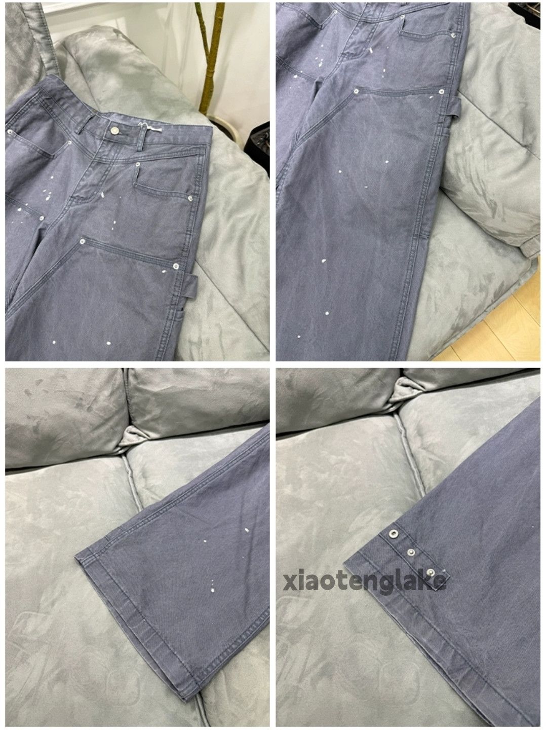 Vintage ltx vintage loose baggy carpenter cargo yuppie pants Size US 32 / EU 48 - 11 Thumbnail