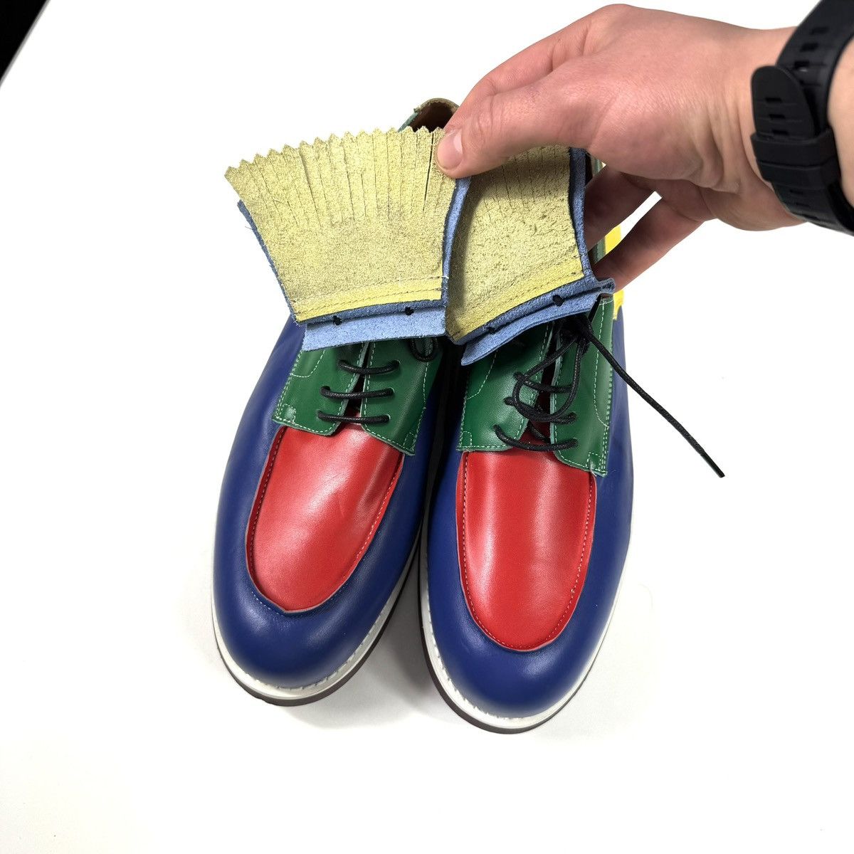 J.M. Weston RARE JM Weston Custom Made Multicolor Golf Derby Boots Shoes Size US 11 / EU 44 - 5 Thumbnail