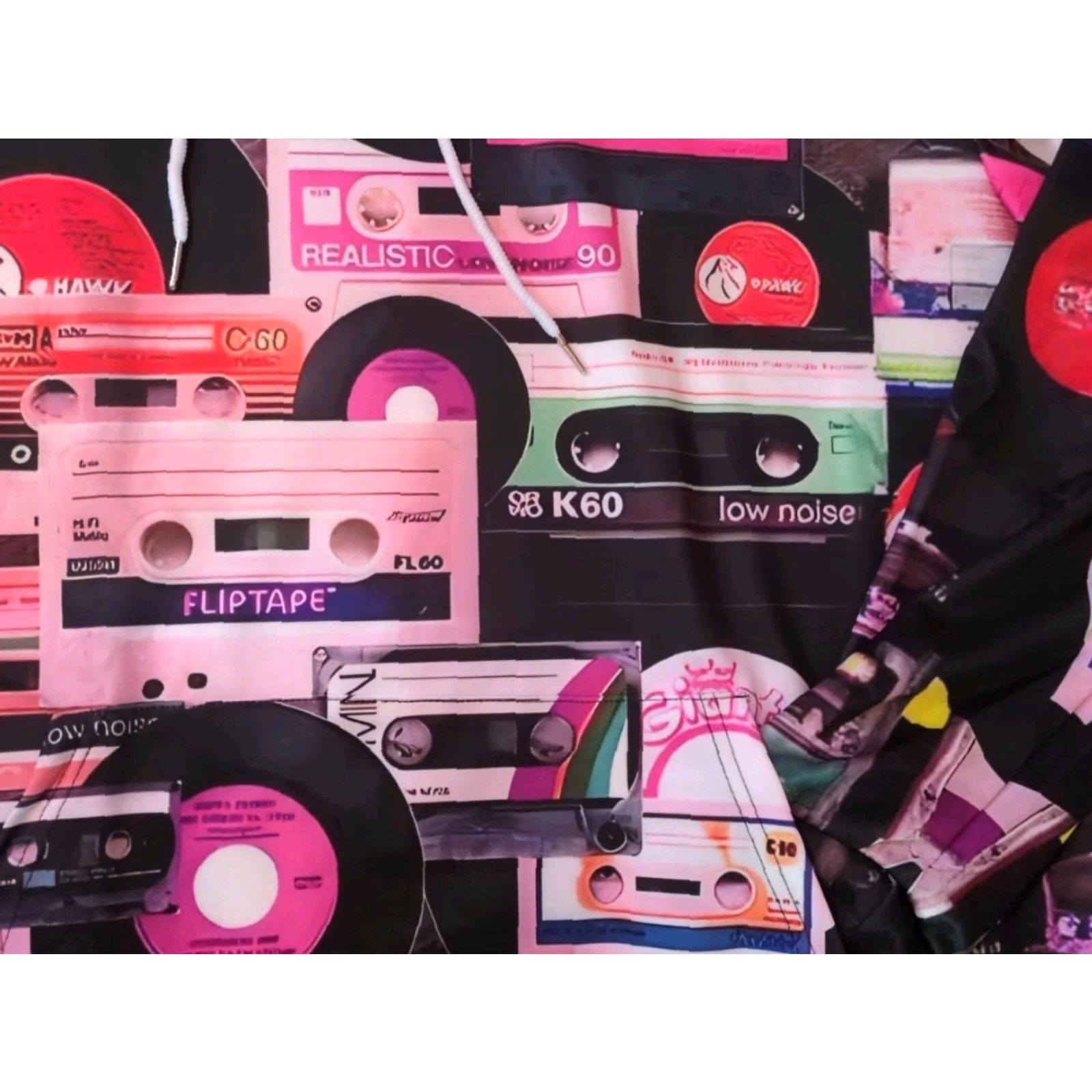 Vintage VINTAGE Cassette Tape Record Retrowave Hoodie Pullover 80s Retro Coat Jacket XL Size US XL / EU 56 / 4 - 6 Thumbnail