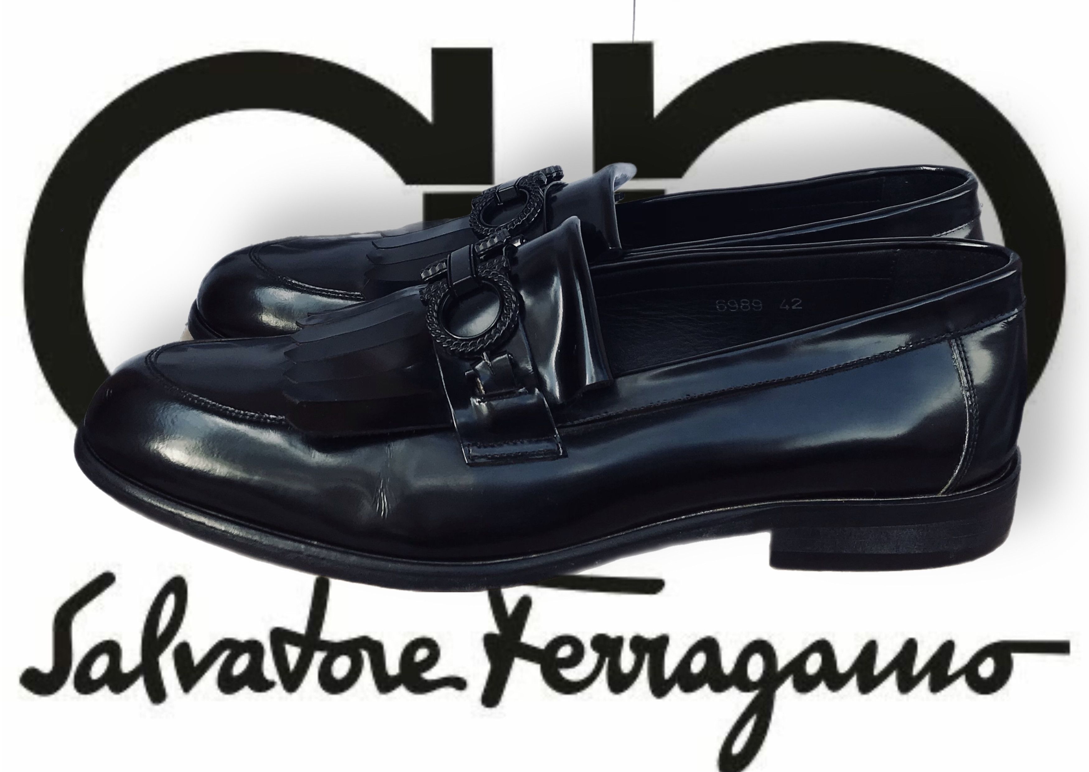 Salvatore Ferragamo Salvatore Ferragamo Gancini Loafers Tassel Men's Slip On Size US 9 / EU 42 - 2 Thumbnail