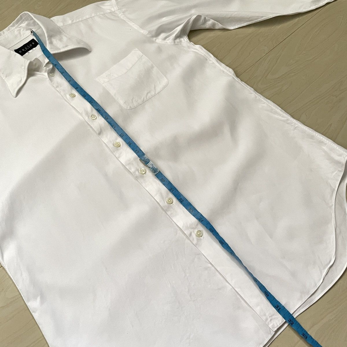 Celine × Designer Celine Homme long sleeve shirt Size US L / EU 52-54 / 3 - 9 Thumbnail