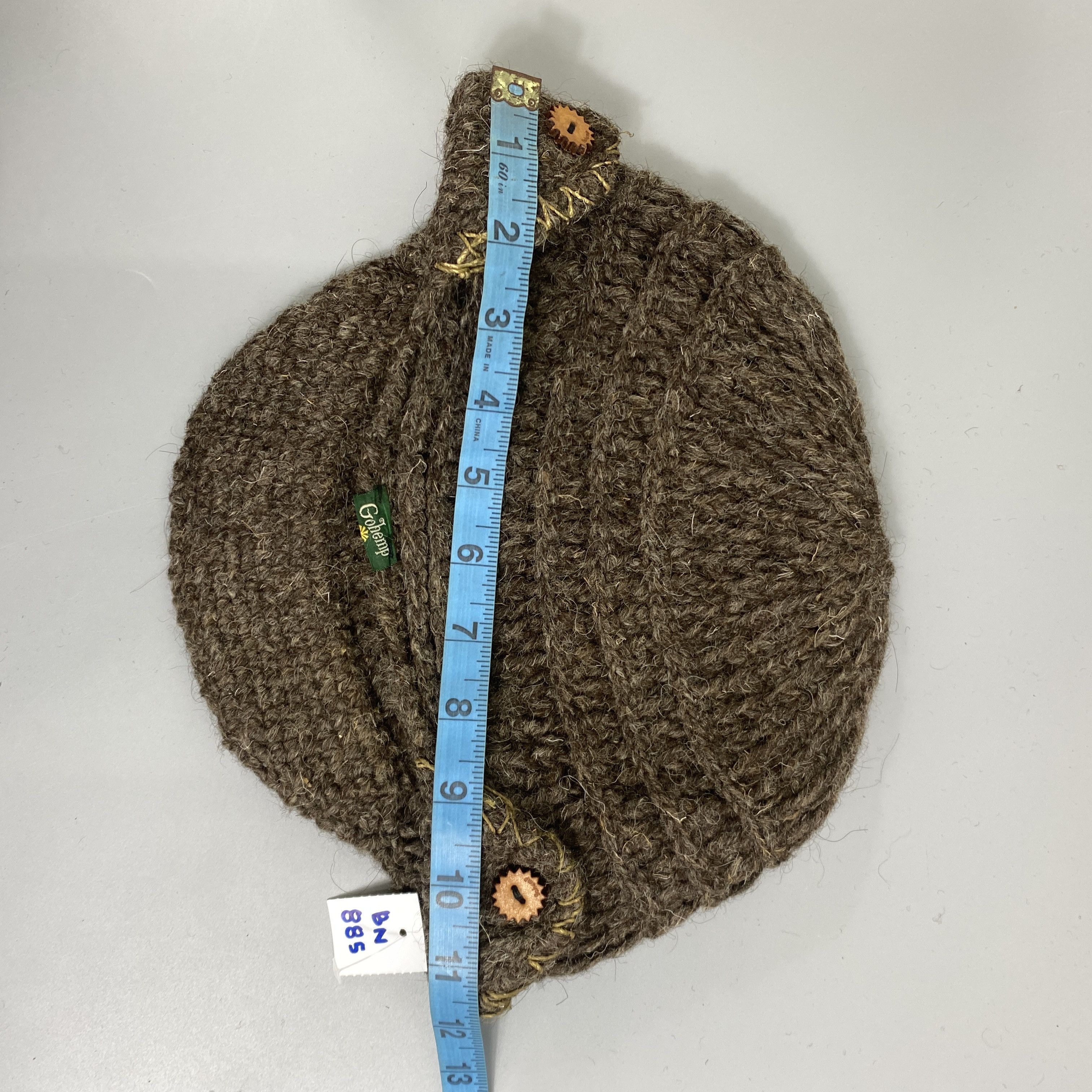 Japanese Brand Vintage GoHemp Knitted Beanie With Brim Hats -BN885 Size ONE SIZE - 6 Thumbnail