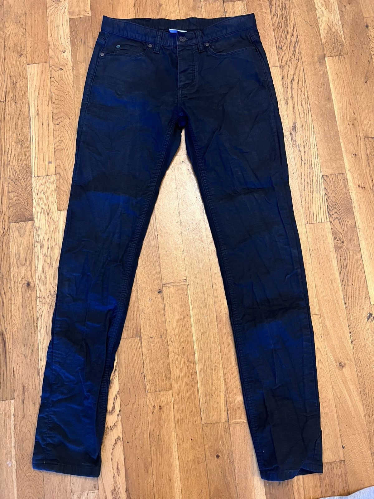 Lanvin Lavin dark navy trousers 5 pocket size 30 Size US 30 / EU 46 - 1 Thumbnail