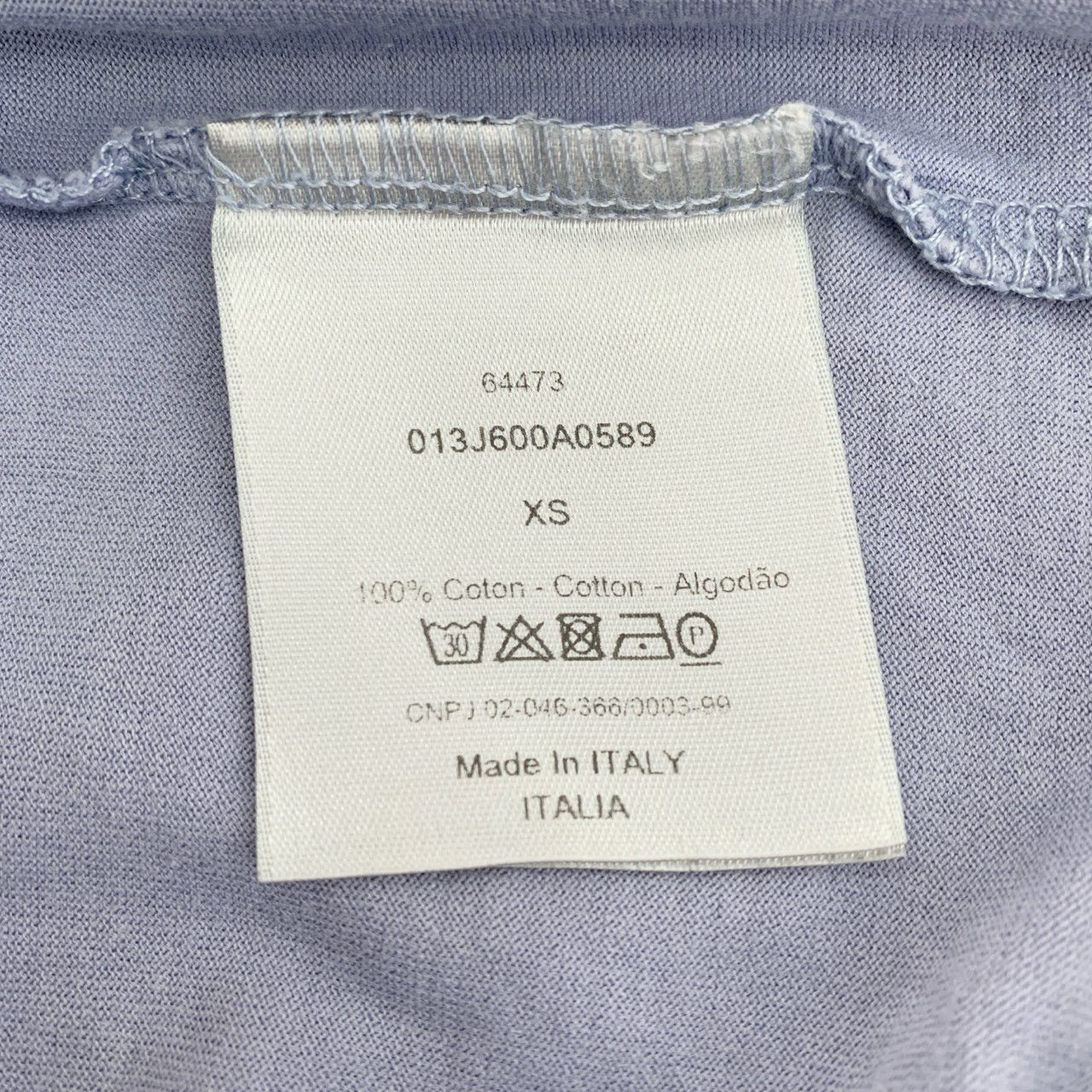 Dior Dior Blue Short Sleeve T-Shirt (Size XS) Size XS / US 0-2 / IT 36-38 - 3 Thumbnail