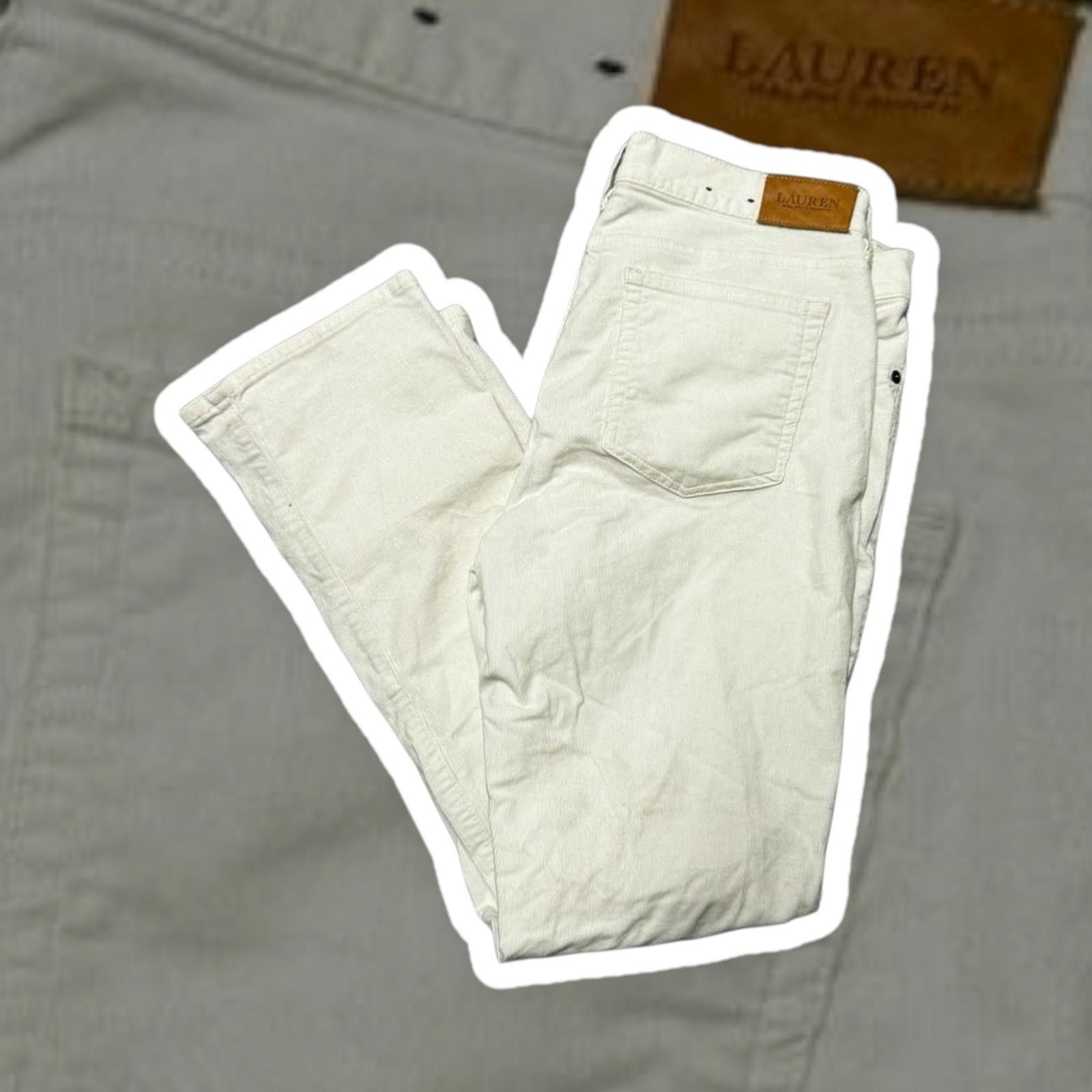 Polo Ralph Lauren Ralph Lauren Women's White Trousers Size 12 Size 30" / US 8 / IT 44 - 1 Thumbnail