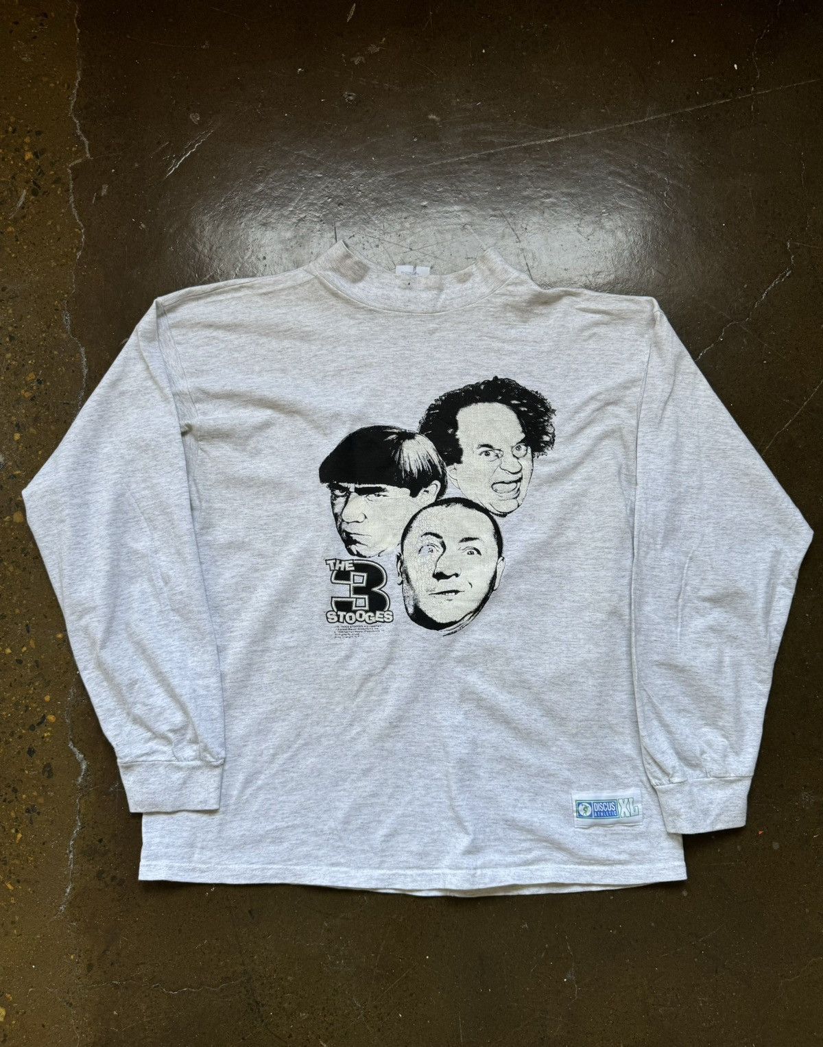 Vintage The Three Stooges vintage long sleeve shirt Size US XL / EU 56 / 4 - 5 Thumbnail
