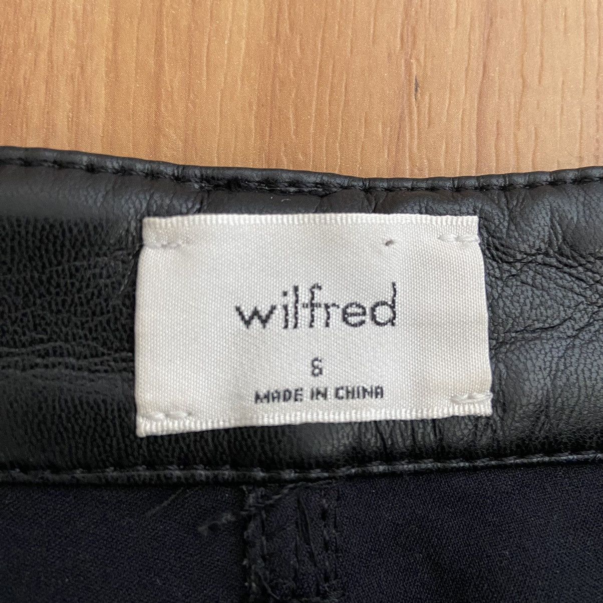 Other Wilfred Women’s Black Faux Leather Pants Size Small Size 27" / US 4 / IT 40 - 5 Thumbnail