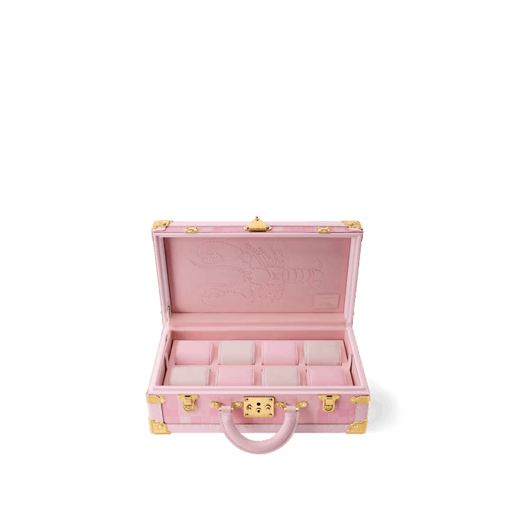 Louis Vuitton Damoflage Pink Sakura Coffret 8 Montres Poignée Watch Case Size ONE SIZE - 3 Thumbnail