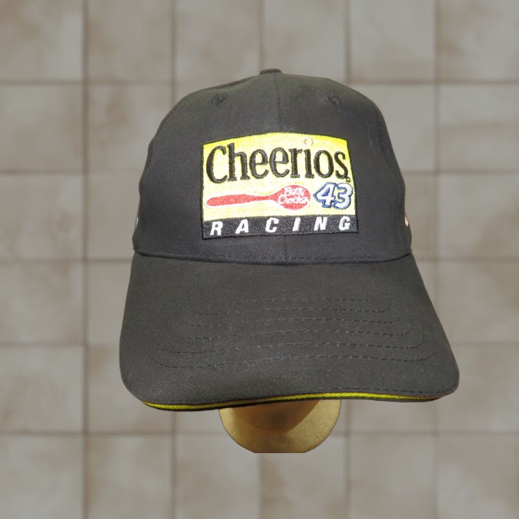 NASCAR VTG Richard Petty 43 Nascar Cheerios Trucker adjustable hat Cap Multicolor HaT NASCAR Hats Trucker NASCAR Cap Mens Accessories Size ONE SIZE - 1 Thumbnail