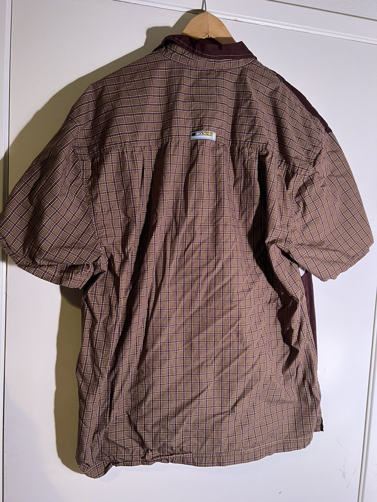 Vintage 90’s 2000’s Y2K VTG Vintage Akademiks Striped Plaid Shirt Size US XL / EU 56 / 4 - 2 Thumbnail