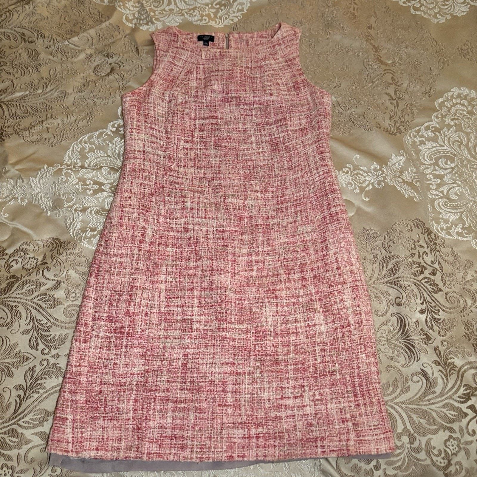 Other Talbots Pink Tweed Sleeveless Shift Dress - Size 12P Size XL / US 12-14 / IT 48-50 - 5 Thumbnail