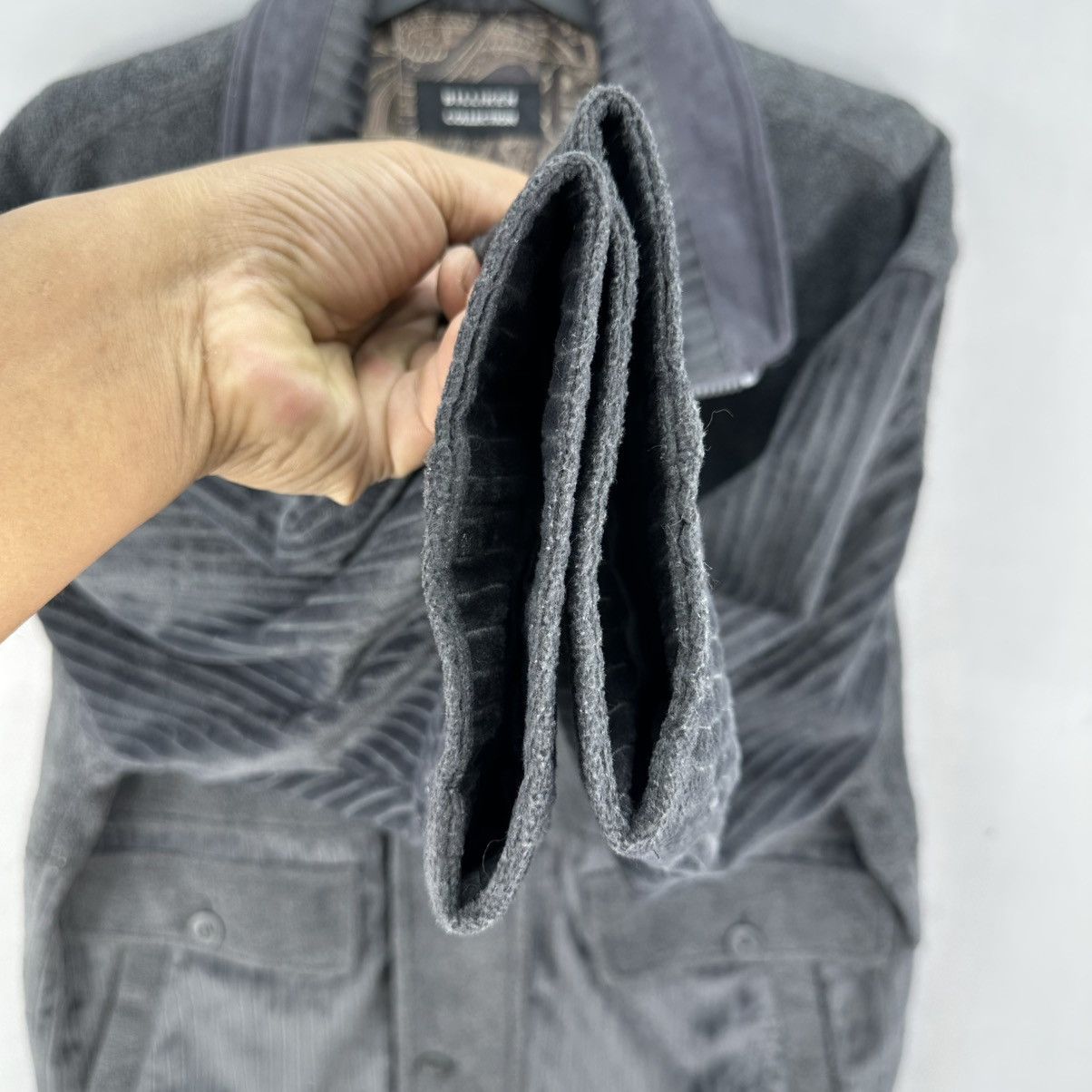 Japanese Brand Vintage 90's Velvet Fleece Jacket by Billiken Collection Size US L / EU 52-54 / 3 - 11 Thumbnail