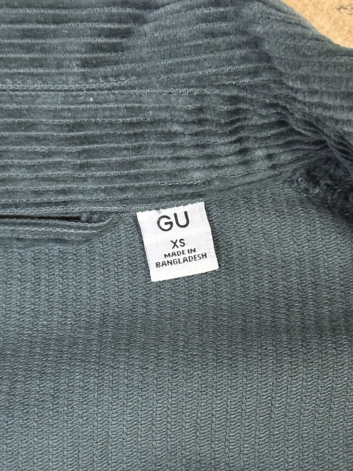 Uniqlo Green Corduroy Jacket (X-SMALL) Size US XS / EU 42 / 0 - 4 Thumbnail