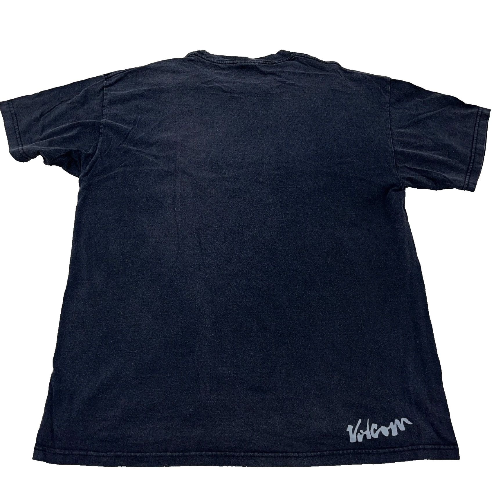 Volcom VINTAGE Volcom Shirt Men XL Black Graphic Print 90s Skateboard Faded Spellout T-Shirt Crew Neck / 80s 90s USA Retro Hipster Logo Mens XL Black Size US XL / EU 56 / 4 - 2 Thumbnail