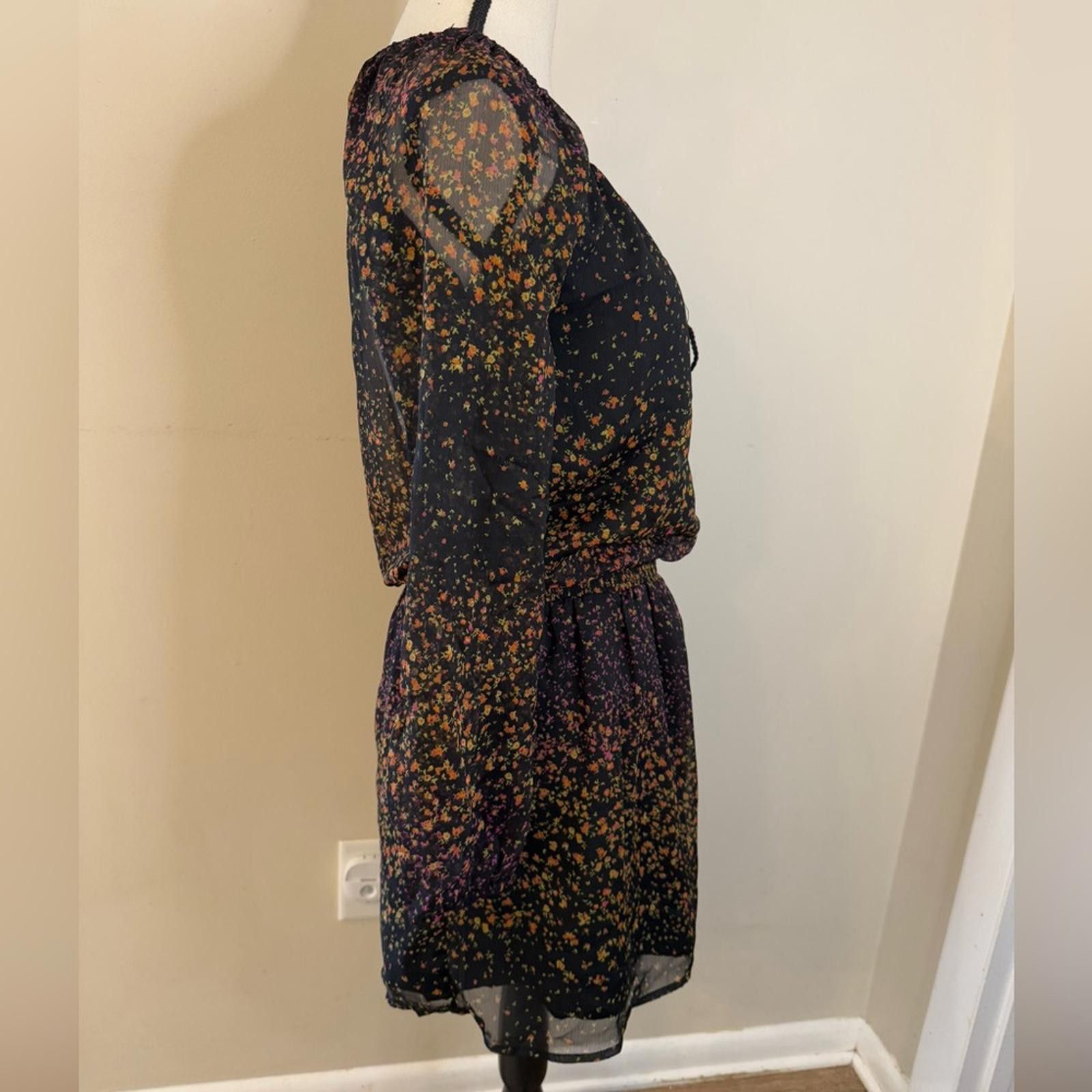 Other Jessica Simpson ditsy floral sheer back midi dress SZ SM Size S / US 4 / IT 40 - 2 Thumbnail