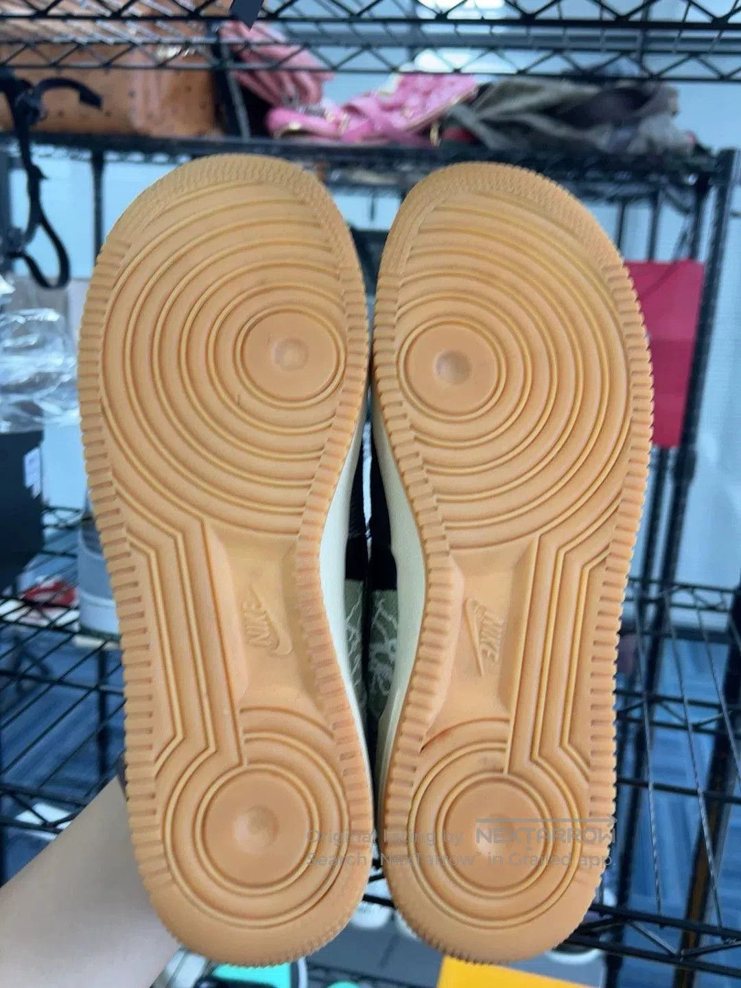 Travis Scott af1 x ts collaboration sneakers in size 45. Size US 11 / EU 44 - 3 Thumbnail