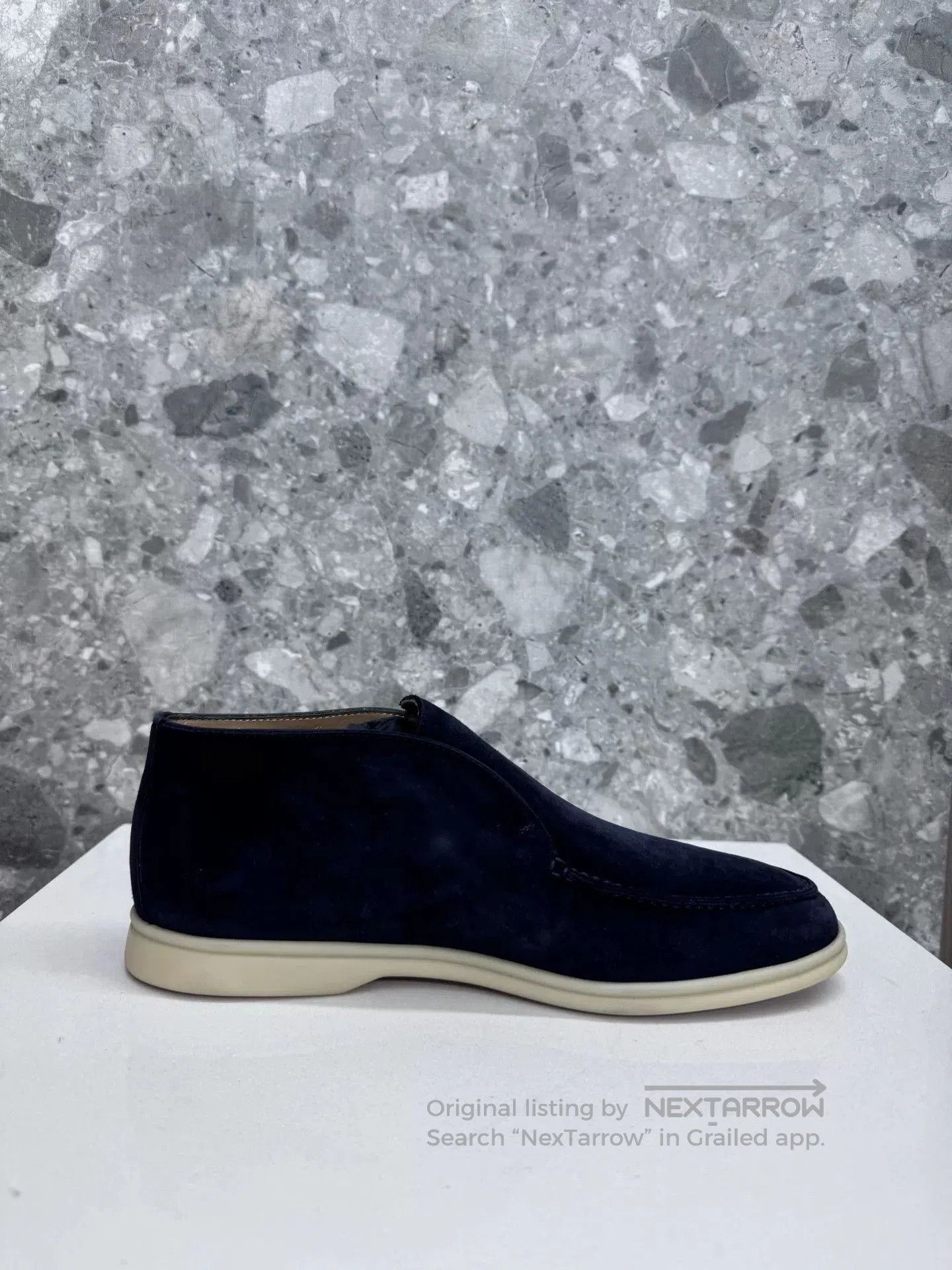 Loro Piana Loro Piana Openwalk Classic Navy Shoes. Size US 7 / EU 40 - 6 Thumbnail