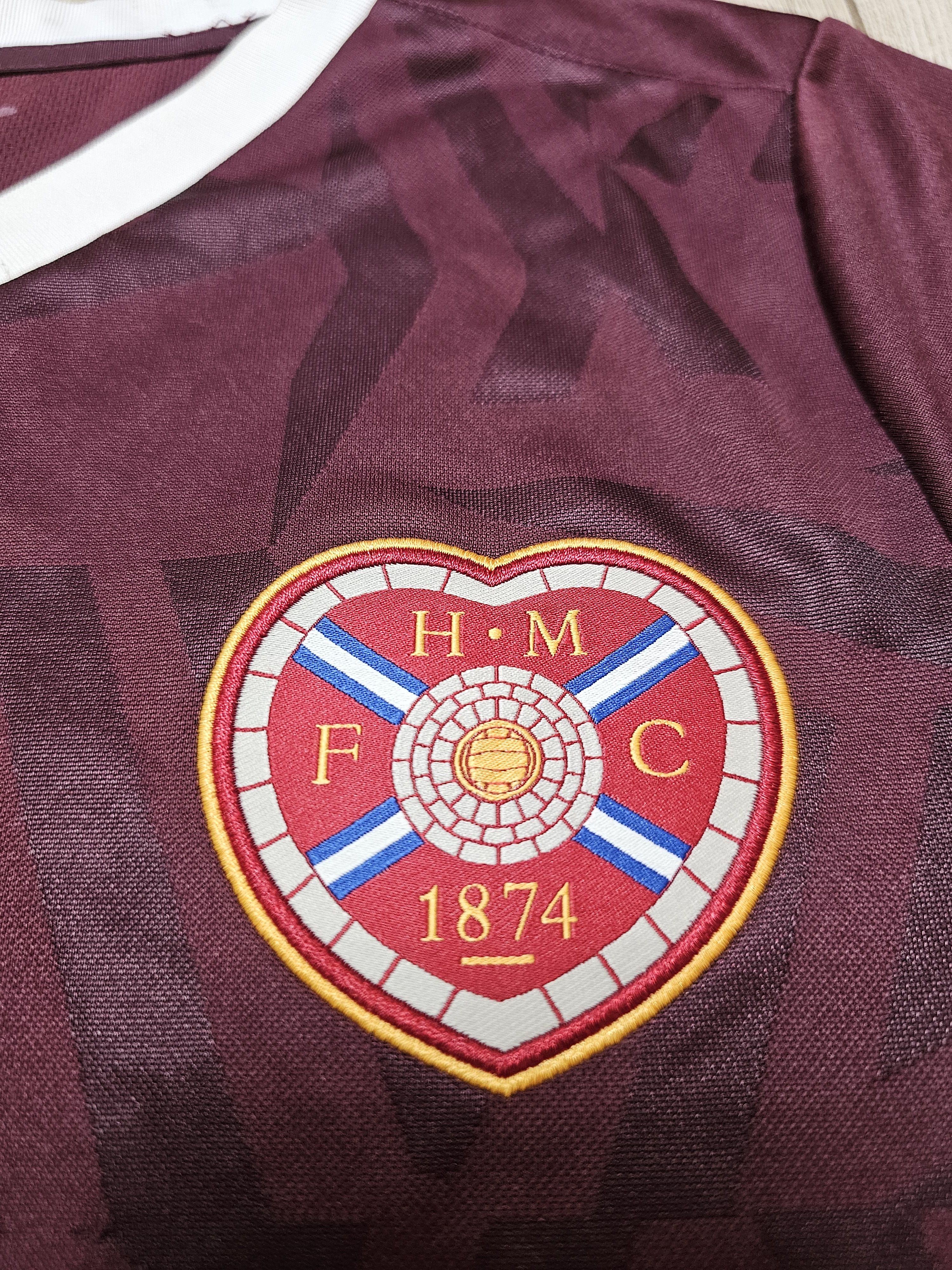 All Sport × Umbro × Vintage HEARTS 2019 2020 HOME FOOTBALL SHIRT SCOTLAND SOCCER JERSEY Size US M / EU 48-50 / 2 - 4 Thumbnail