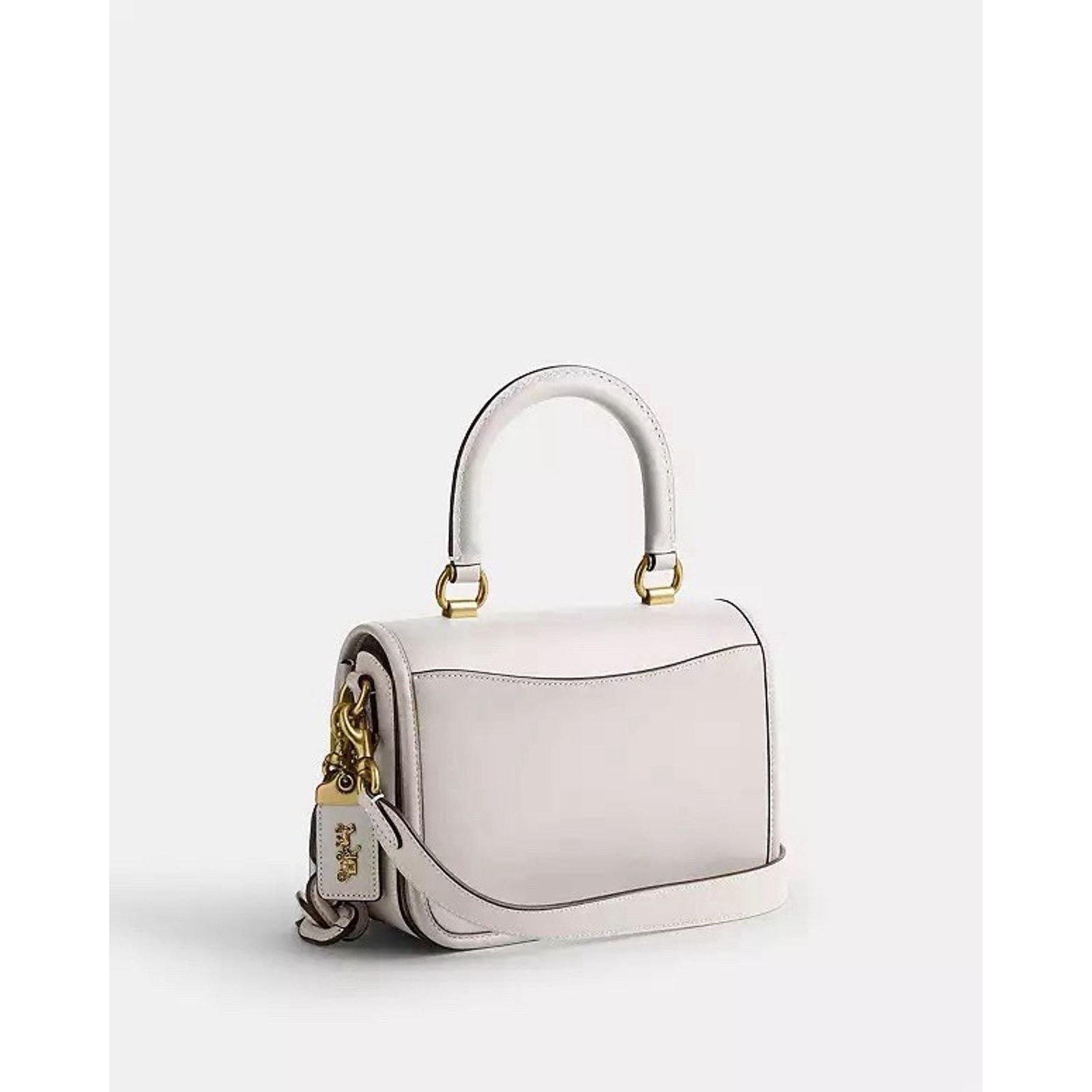 Coach NWT Coach Rogue Top Handle Bag Chalk Glove Leather CP135 Size ONE SIZE - 12 Thumbnail