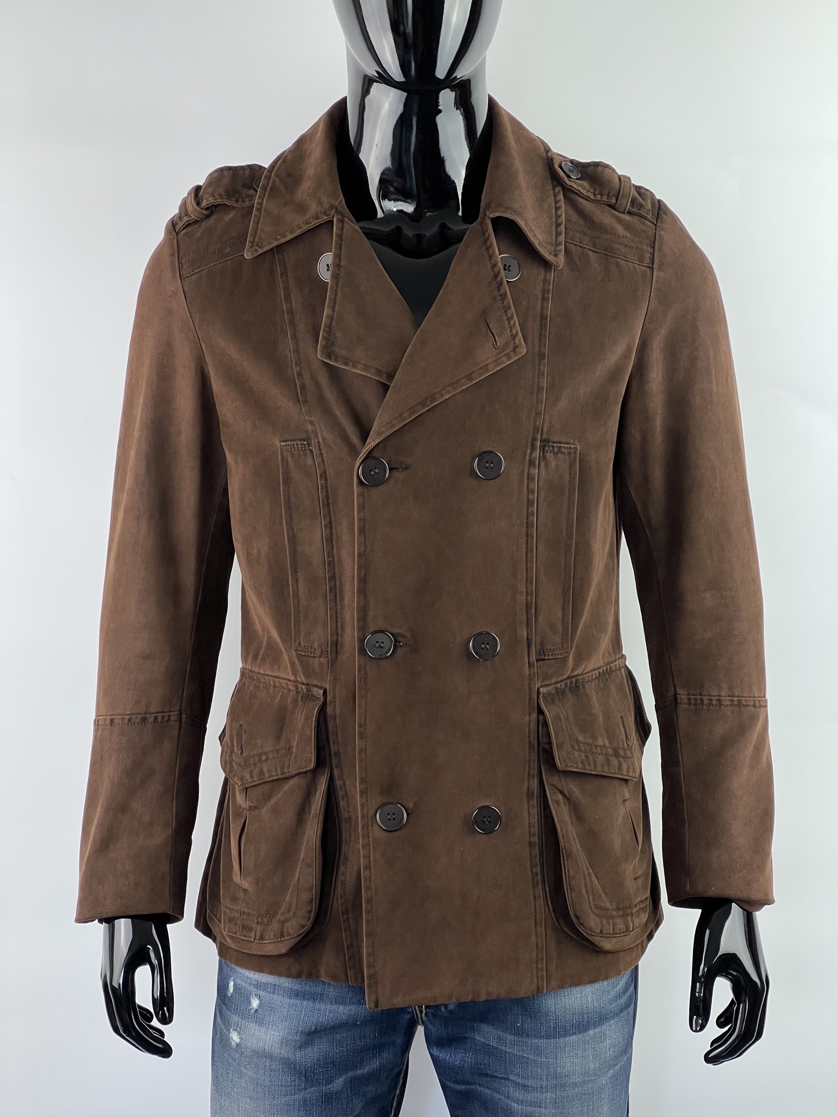 Just Cavalli Just Cavalli Rare Vtg Double Breasted Blazer Jacket Size 50 Size US M / EU 48-50 / 2 - 1 Thumbnail