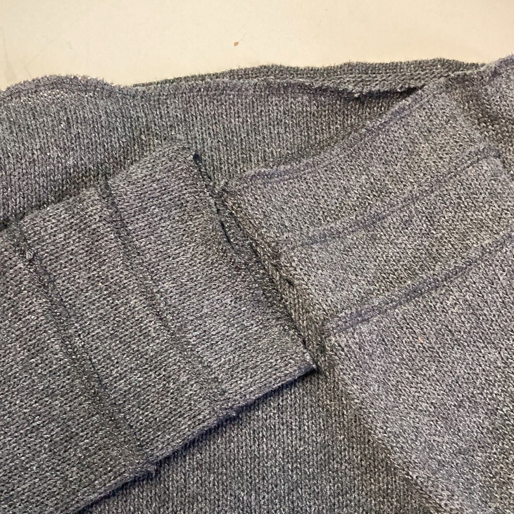 Muubaa Luukaa Size S Gray Knit Swing A-Line Pullover Sweater Size S / US 4 / IT 40 - 7 Thumbnail