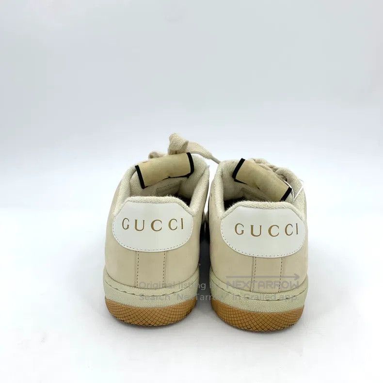 Gucci Gucci Colour-blocked logo embossed striped webbing casual Size US 6.5 / IT 36.5 - 4 Thumbnail