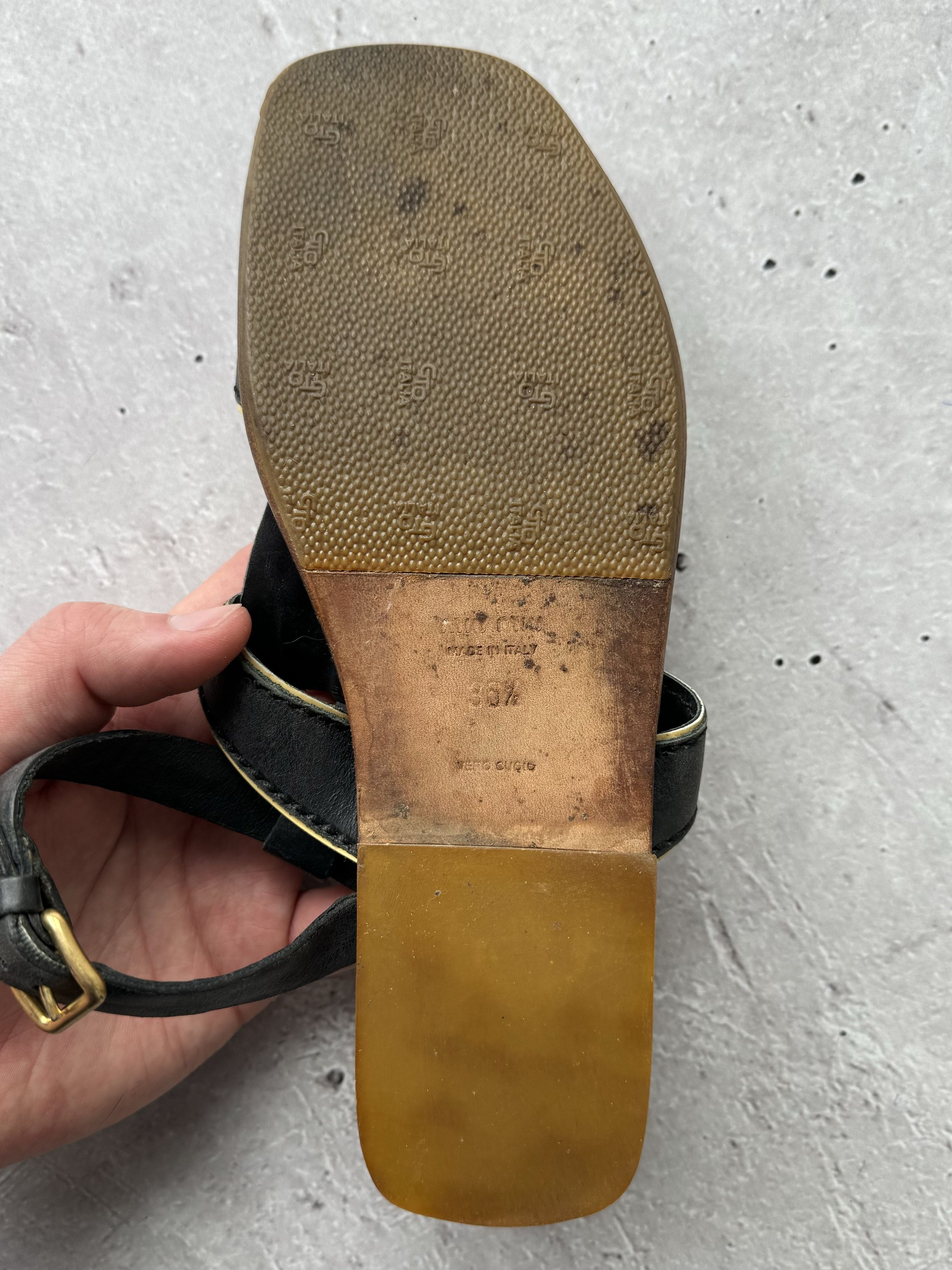 Miu Miu Miu Miu Vintage Worn Sandals Size US 6.5 / IT 36.5 - 10 Thumbnail
